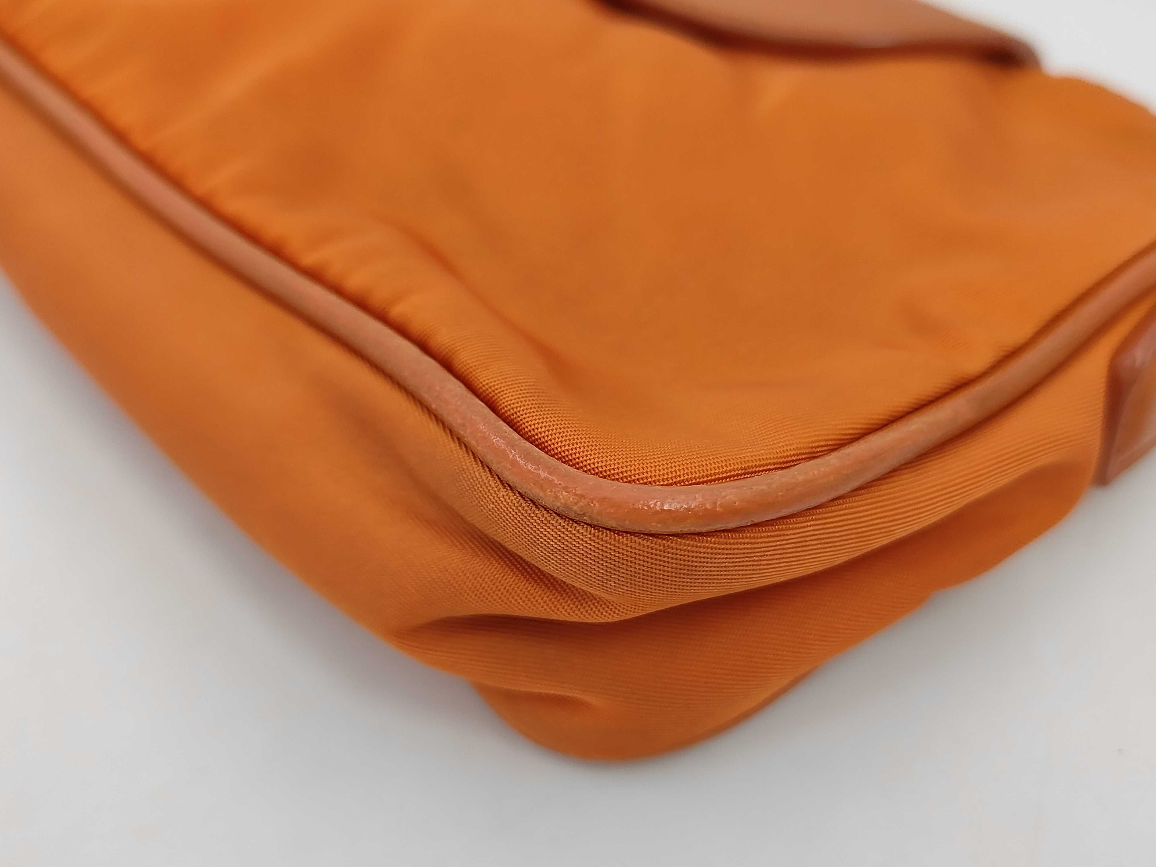 Nylon Mini Chain Crossbody Bag Orange BT0779 Shoulder Bag — view 4