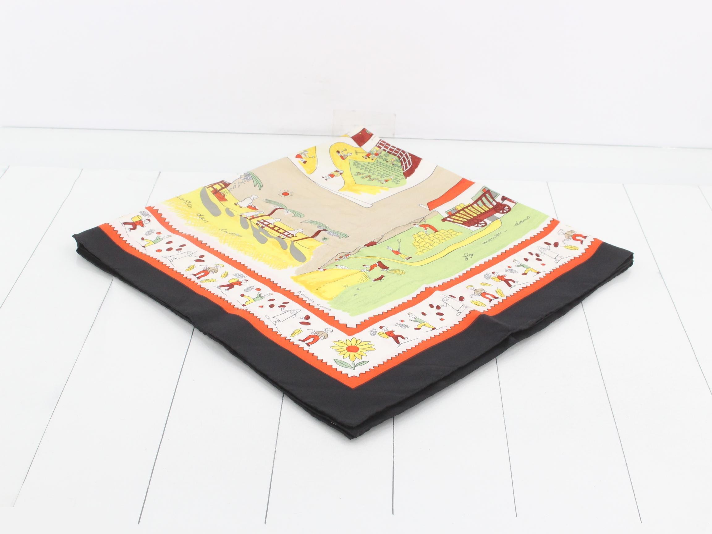 Carré 90 "Returning Home" Silk Scarf
