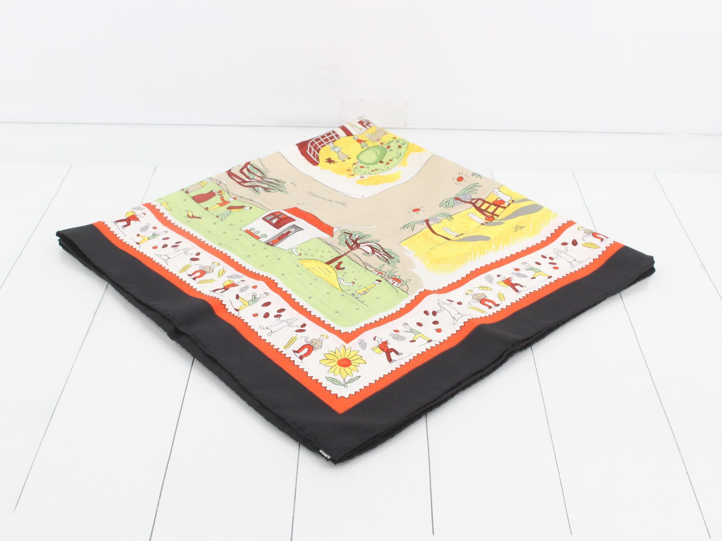 Carré 90 "Returning Home" Silk Scarf — view 2