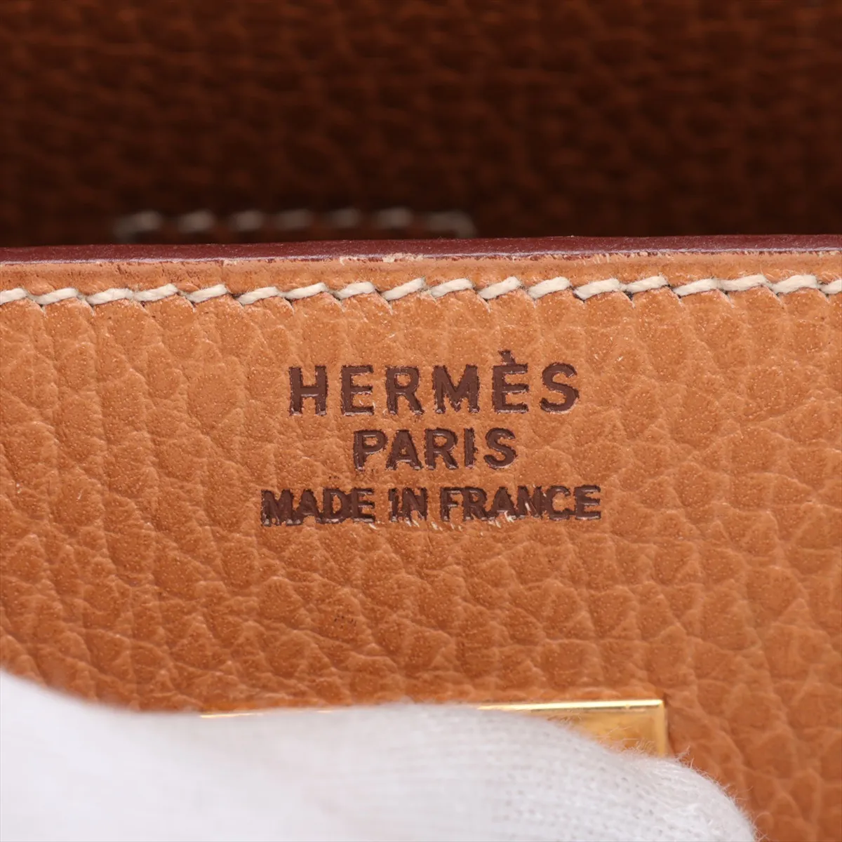 Birkin 35 Letournée Ardennes Natural Gold Hardware Y:1995 — view 10