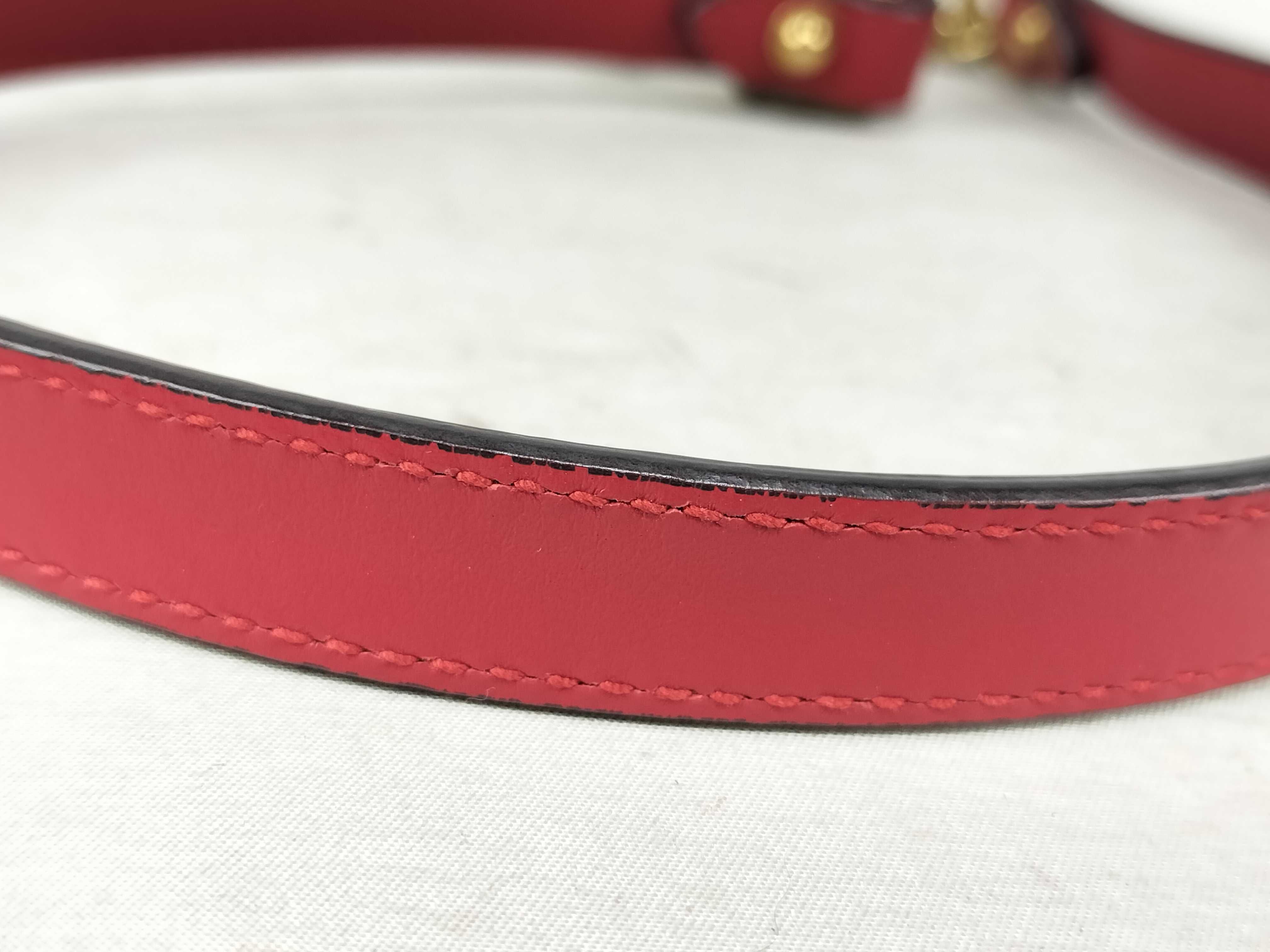 Red Calfskin GG Marmont 446744 Chain Shoulder Bag — view 4