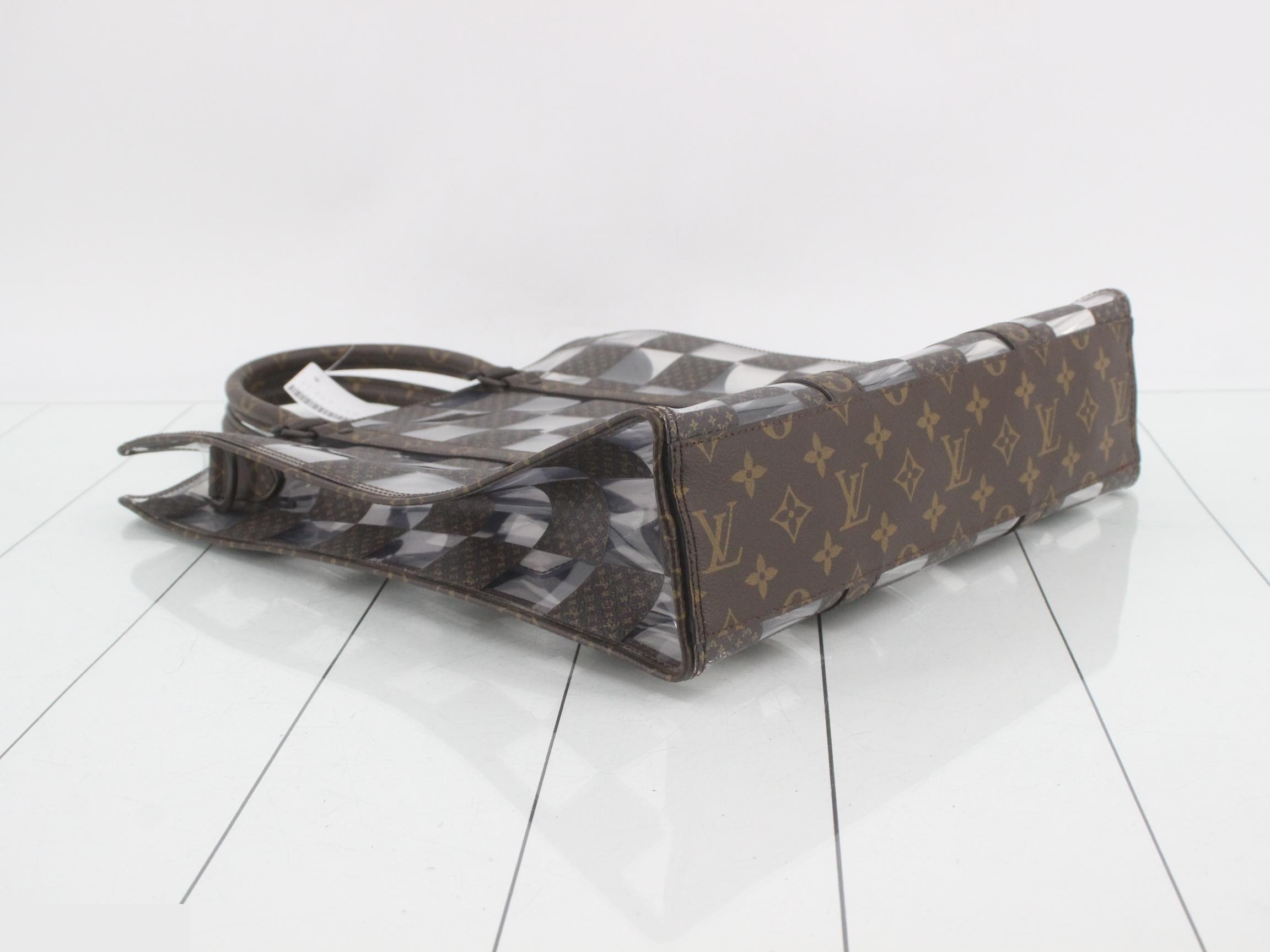Monogram Chess Sac Plat 2-Way Tote Bag — view 5