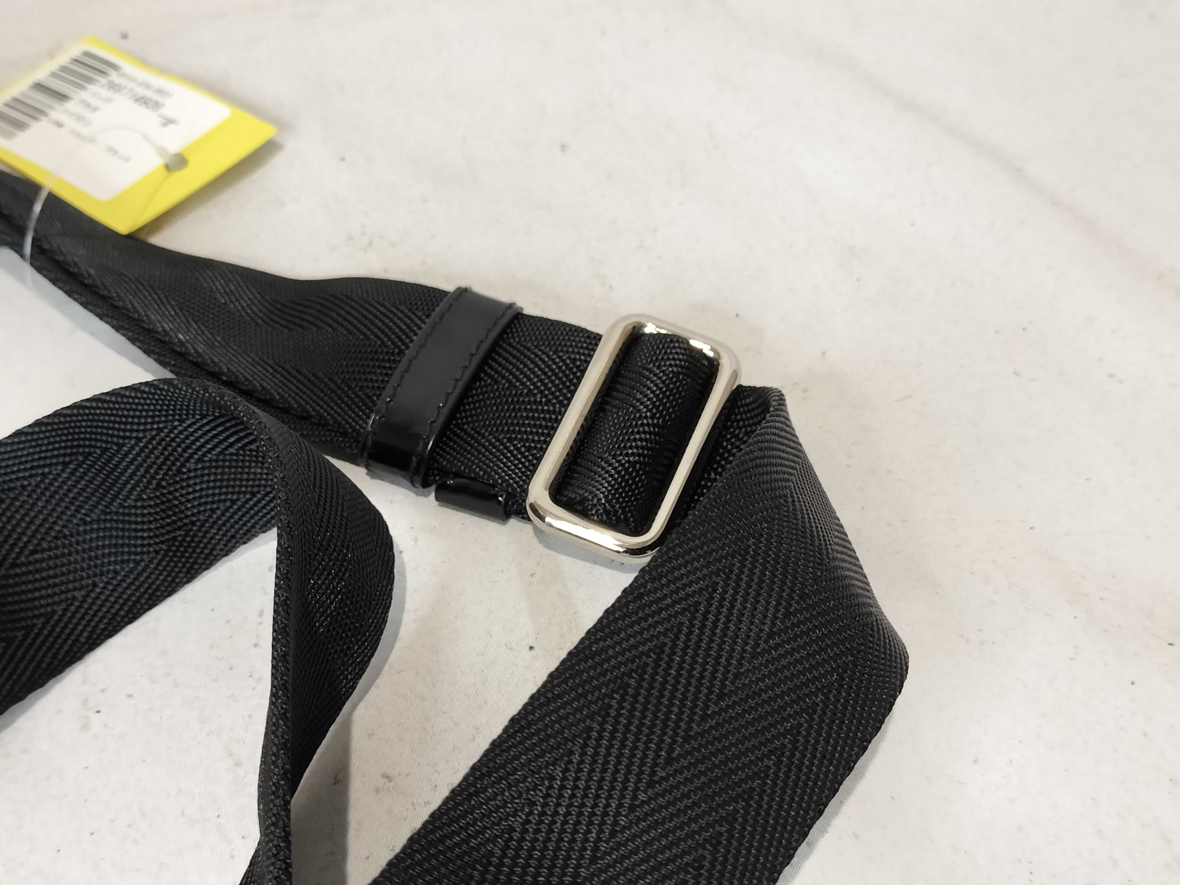 Nylon Shoulder Bag (No Gusset) - Black — view 5