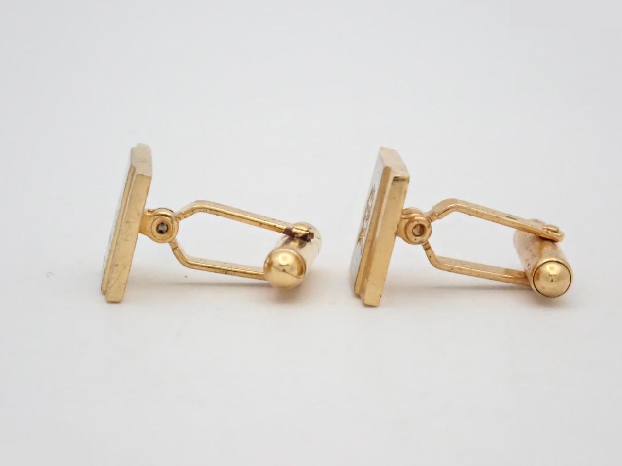 CD logo cufflinks — view 3