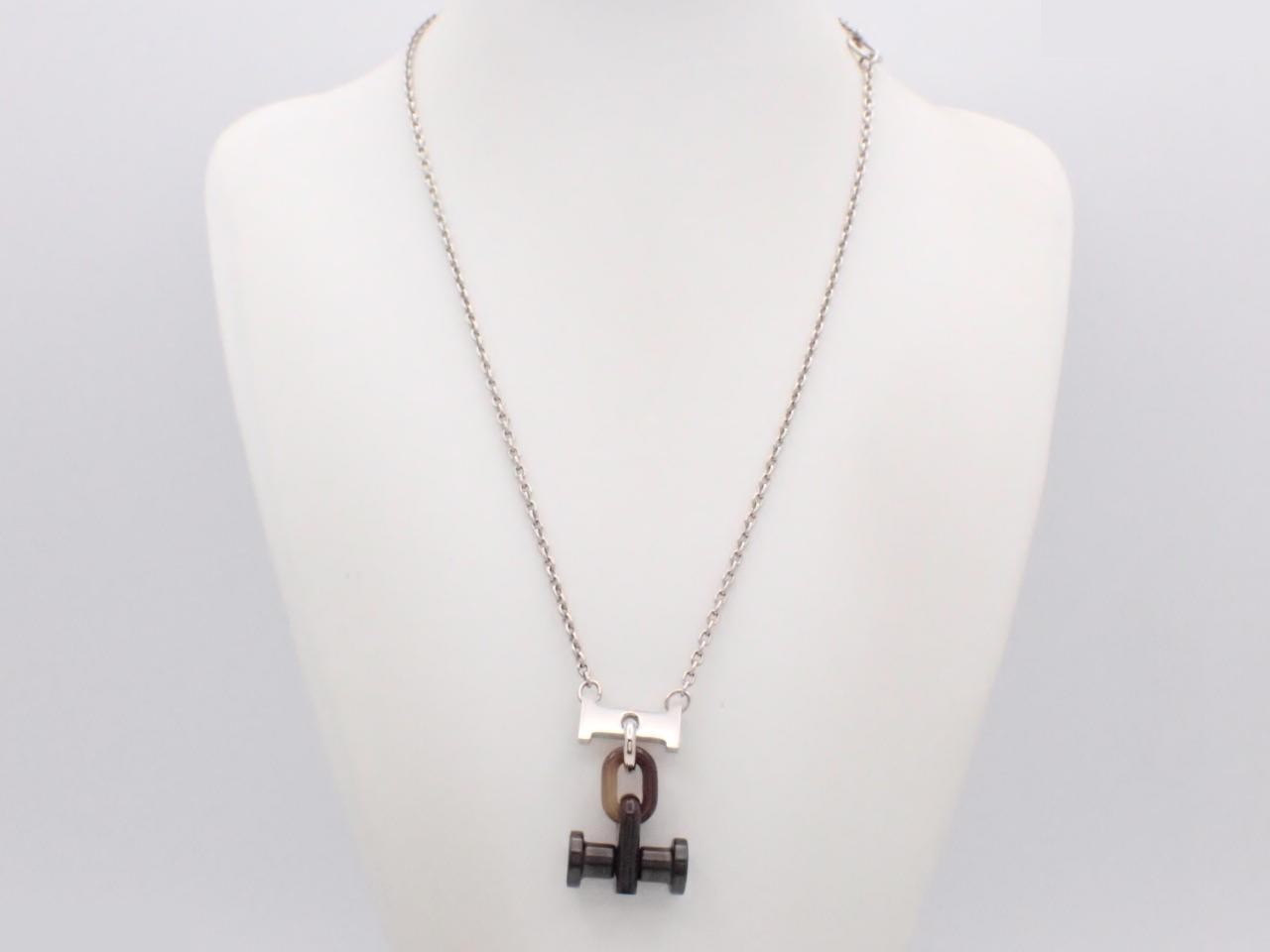 Mobile H Necklace, Chain approx. 60cm — view 3
