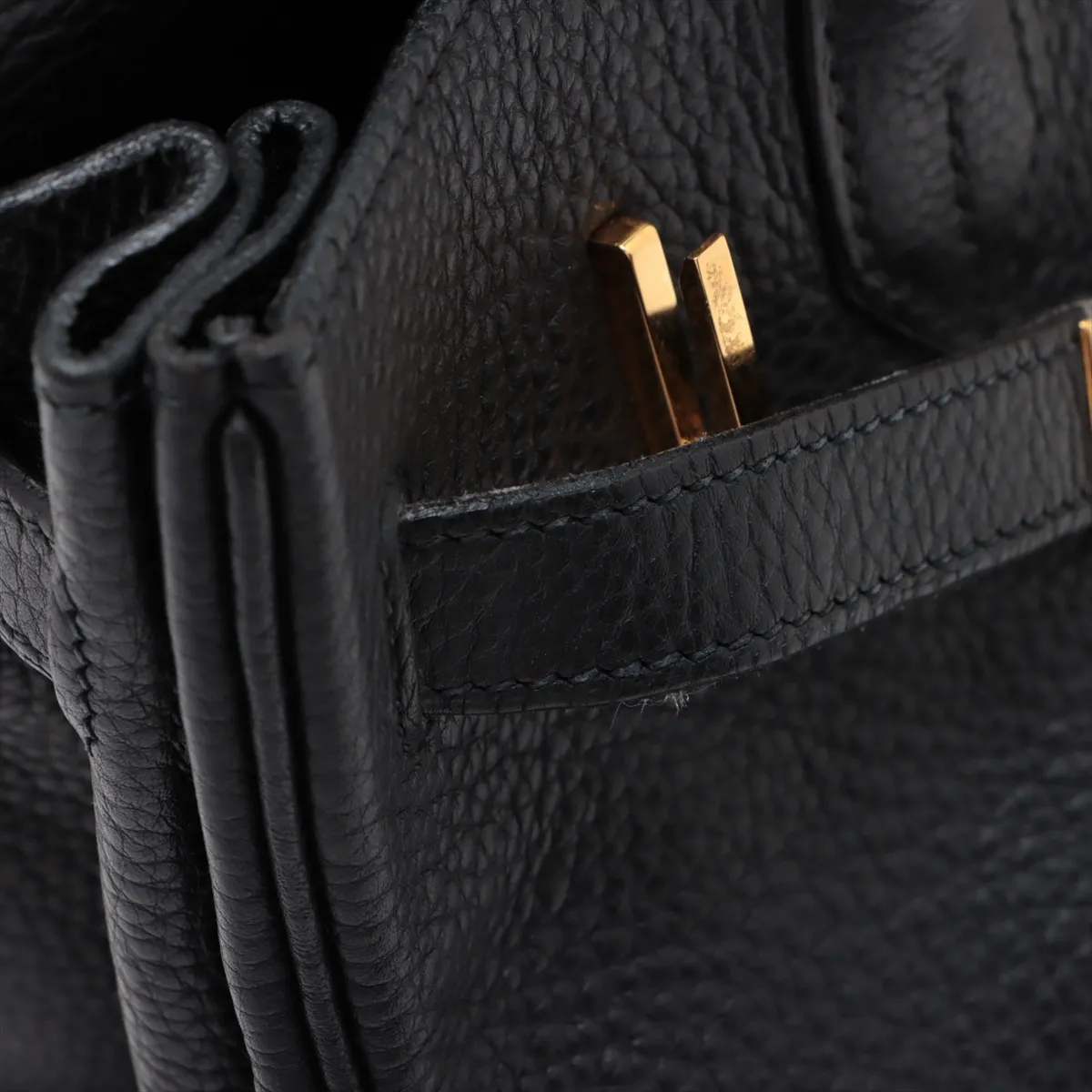 [Individually wrapped] Hermes Birkin 30 LeTourne Taurillon Clemence Black Gold hardware L:2008 — view 15