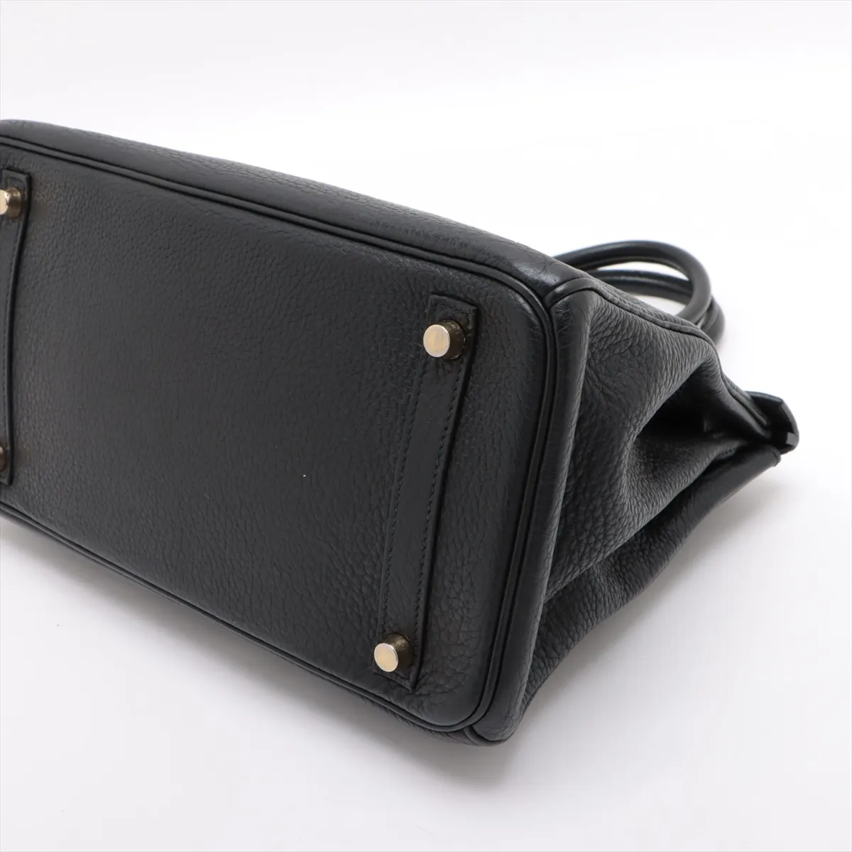 [Individually wrapped] Hermes Birkin 30 LeTourne Taurillon Clemence Black Gold hardware L:2008 — view 3