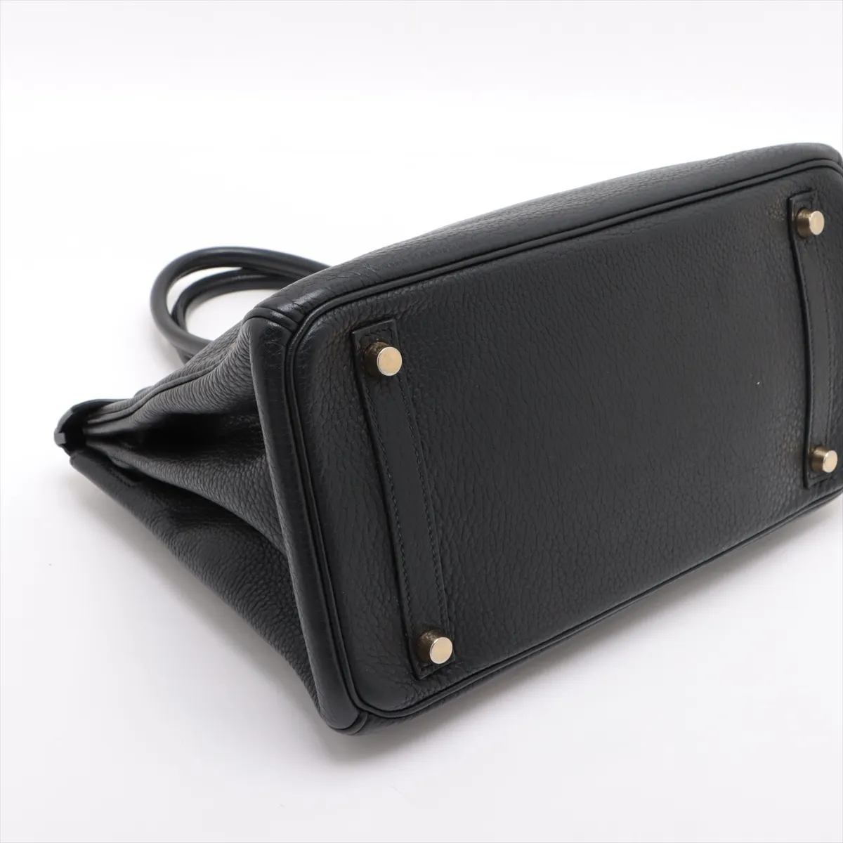 [Individually wrapped] Hermes Birkin 30 LeTourne Taurillon Clemence Black Gold hardware L:2008 — view 4
