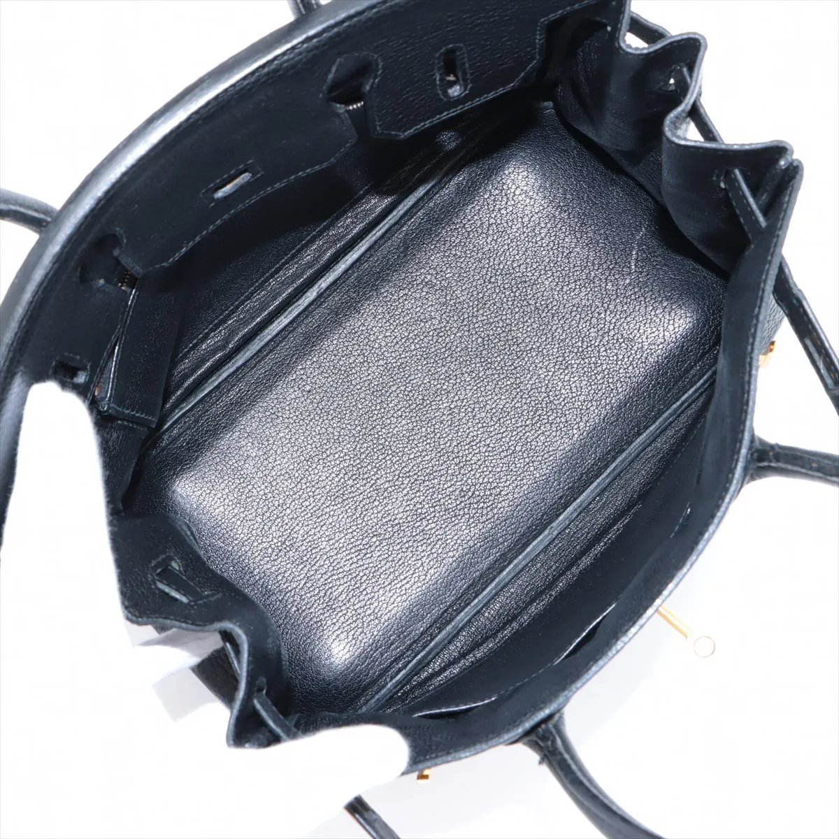 [Individually wrapped] Hermes Birkin 30 LeTourne Taurillon Clemence Black Gold hardware L:2008 — view 7