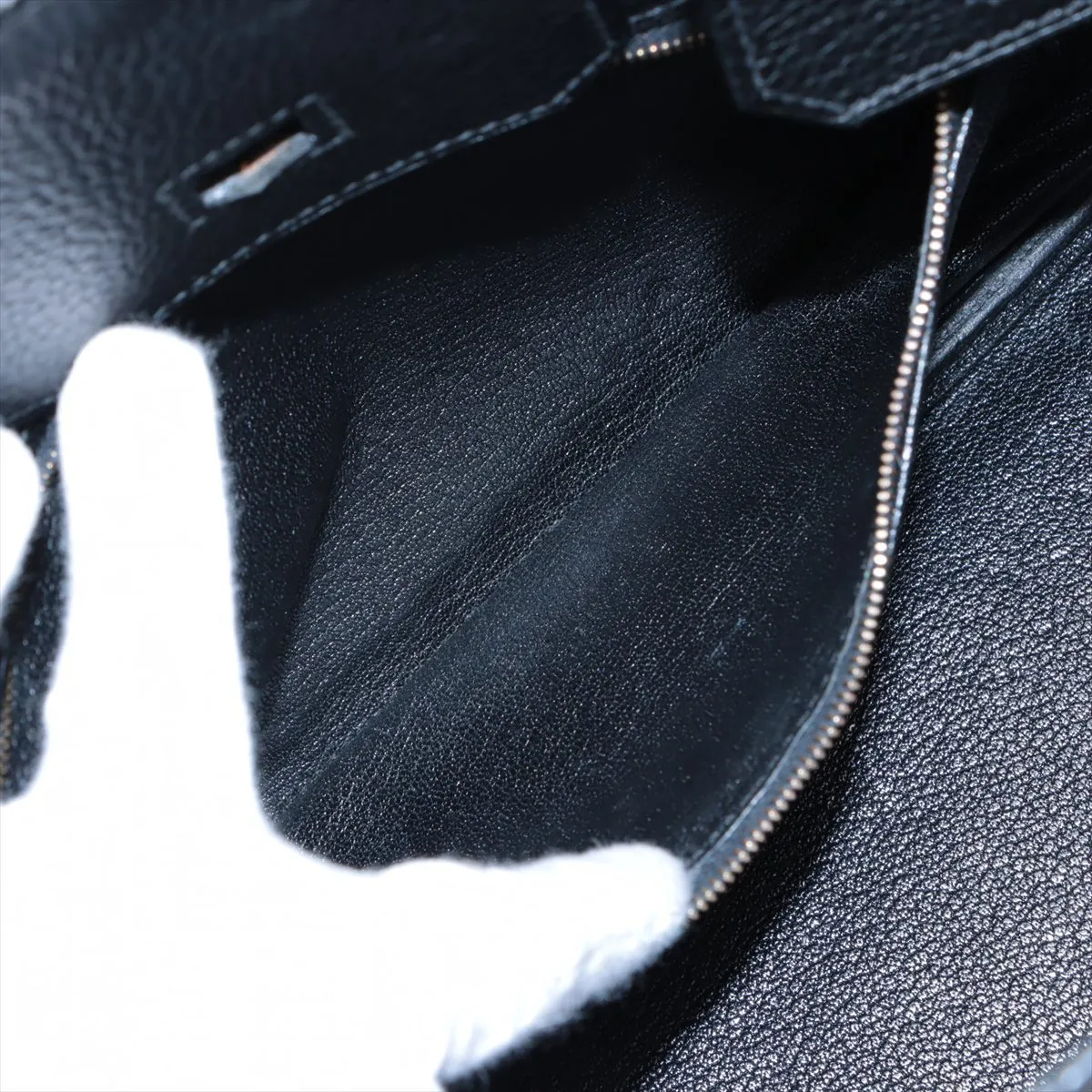 [Individually wrapped] Hermes Birkin 30 LeTourne Taurillon Clemence Black Gold hardware L:2008 — view 8