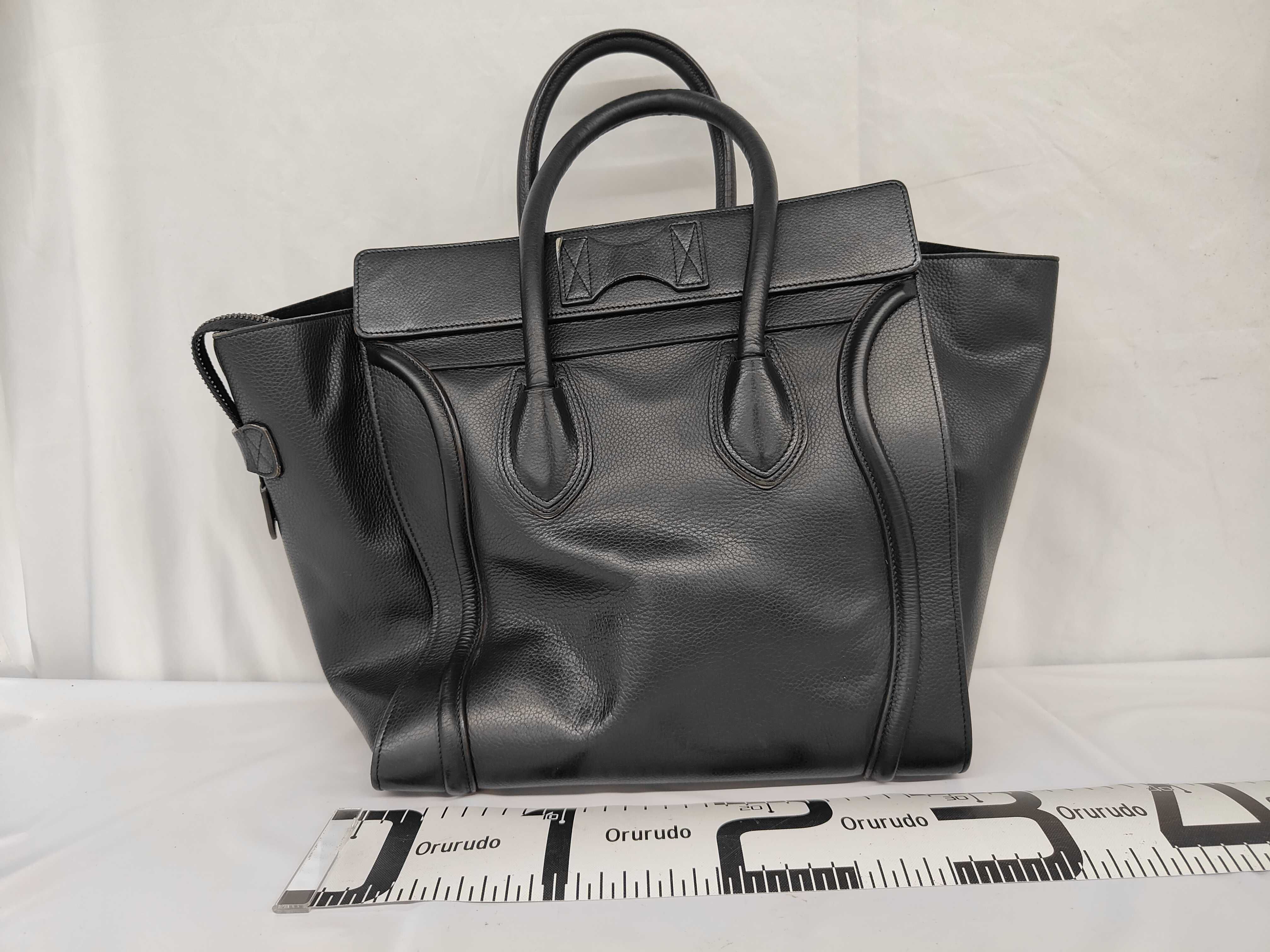 Luggage Tote Bag, Black — view 2