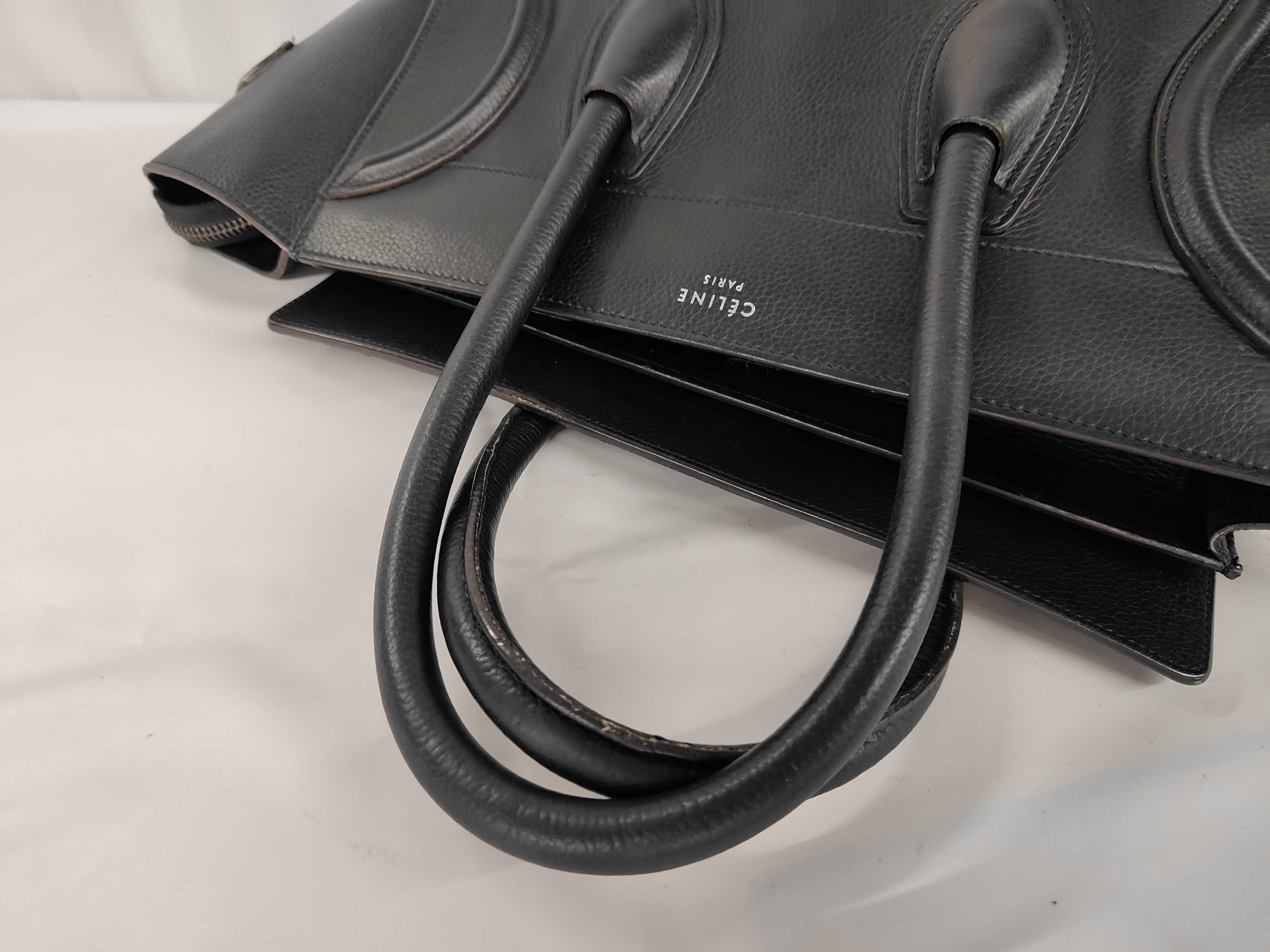 Luggage Tote Bag, Black — view 3