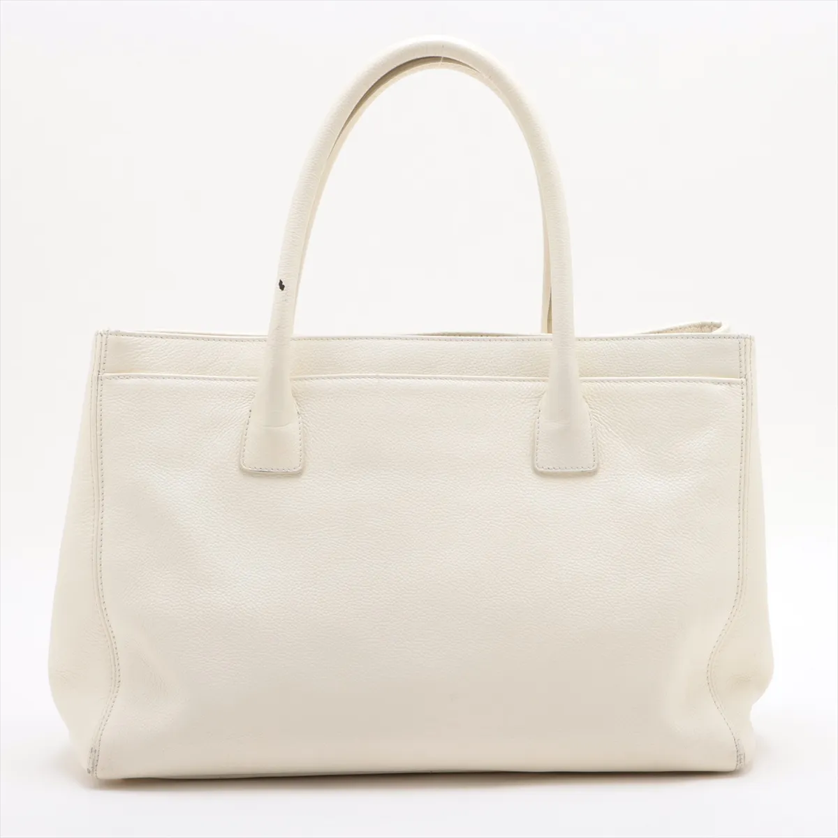 Executive Leather 2WAY Handbag White Gold Hardware 9878267 No. 9 — view 2