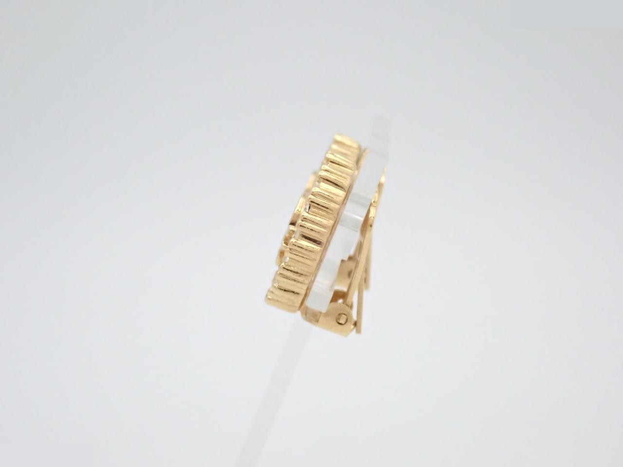 Gold and stone earrings — view 3