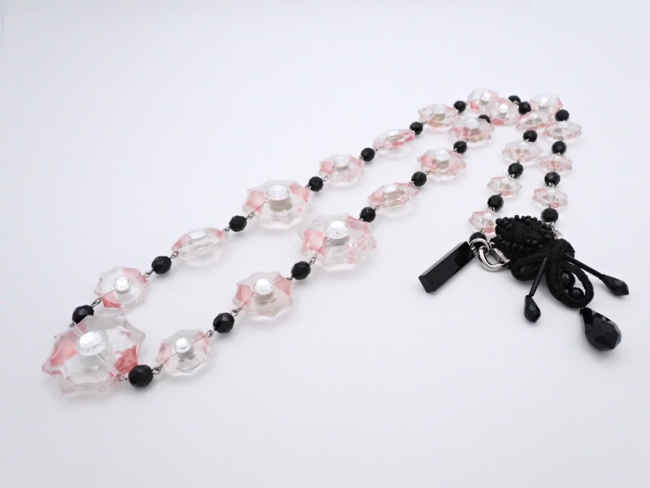 Other lines: Precious metal necklaces, jewels, rhinestones, total length approximately 90 cm. — view 3