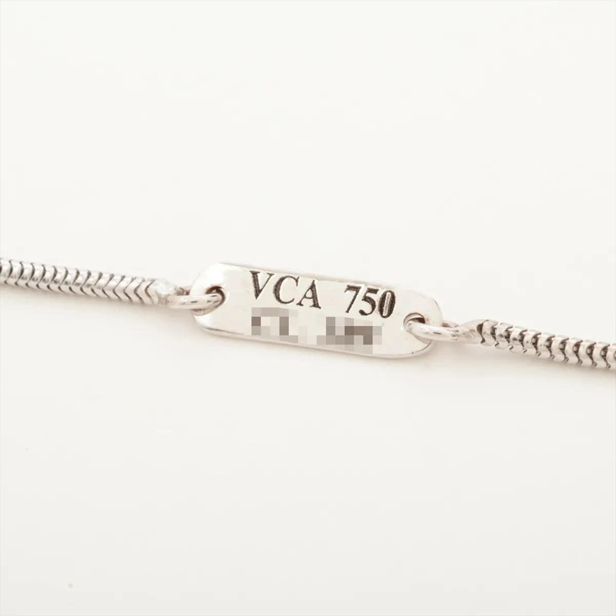 Diamond Necklace 750 (WG) 3.8g Diamond diameter approx. 3.55mm — view 4