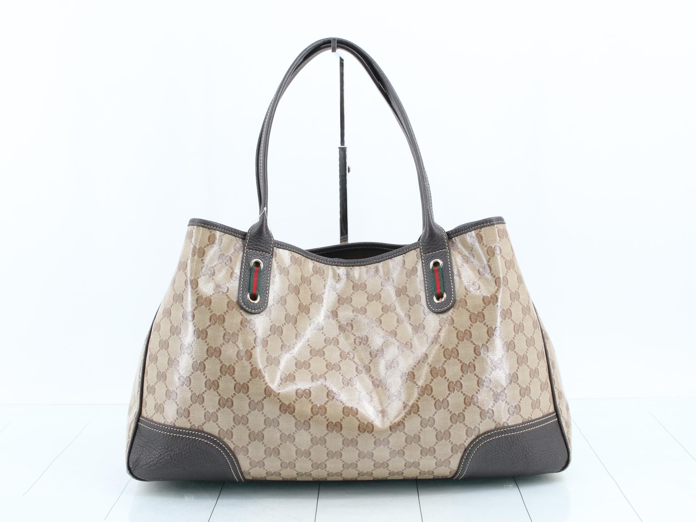 Sherry (Ribbon) GG Coated Canvas Tote Bag — view 2