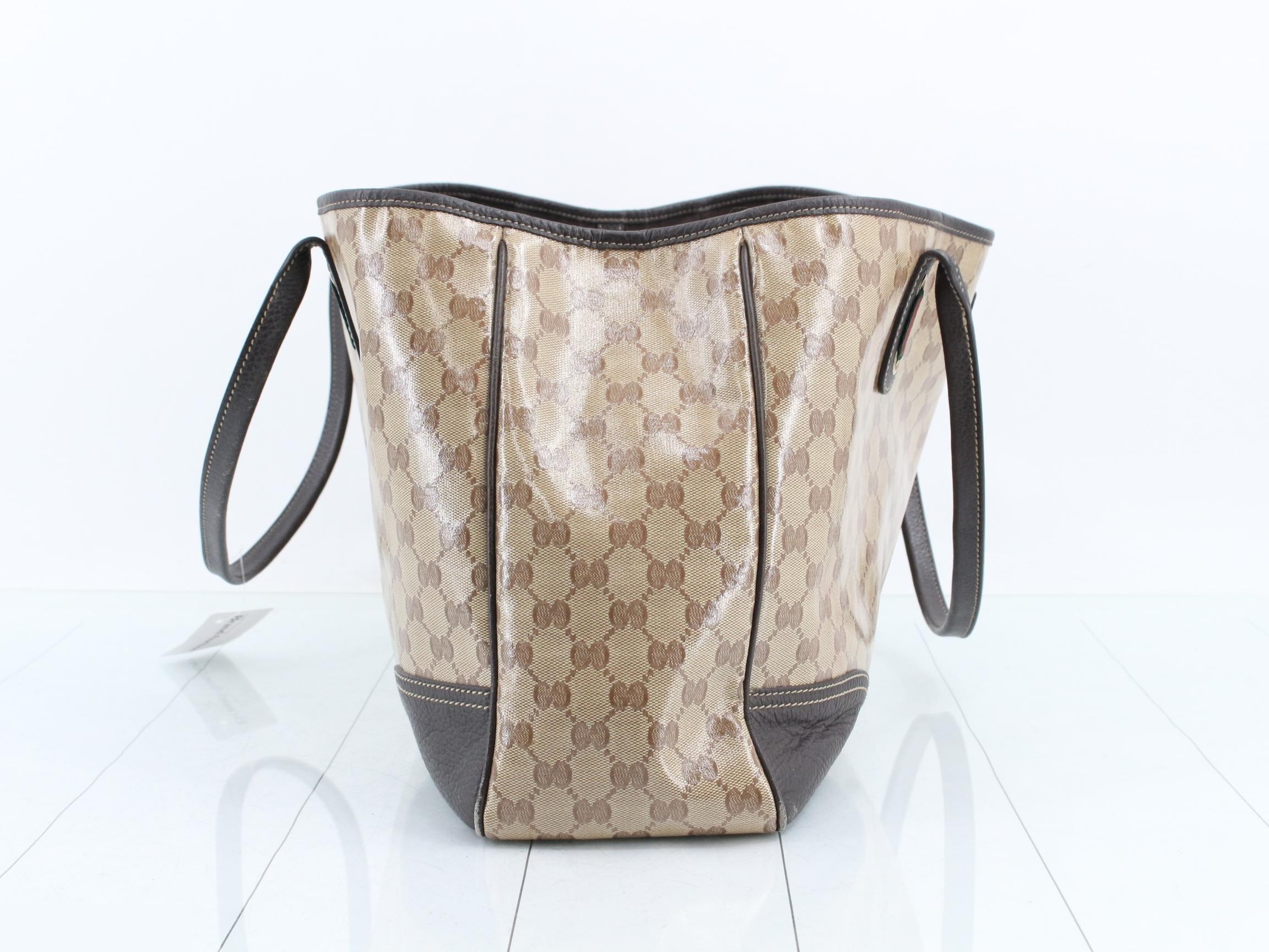 Sherry (Ribbon) GG Coated Canvas Tote Bag — view 4