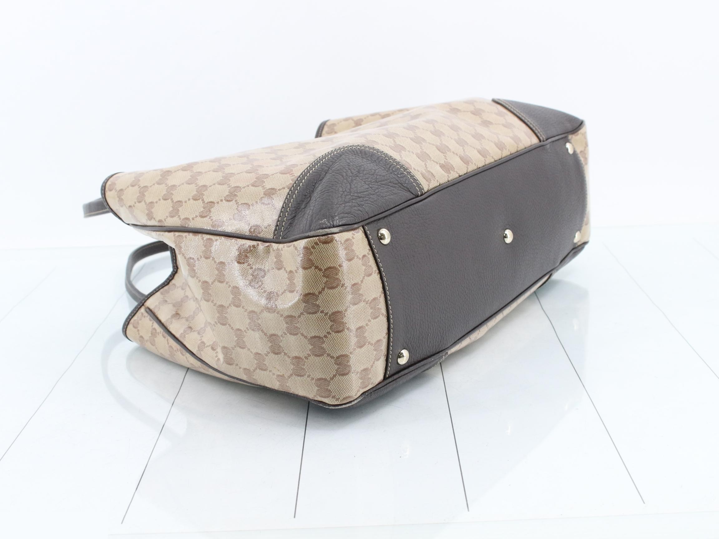 Sherry (Ribbon) GG Coated Canvas Tote Bag — view 5