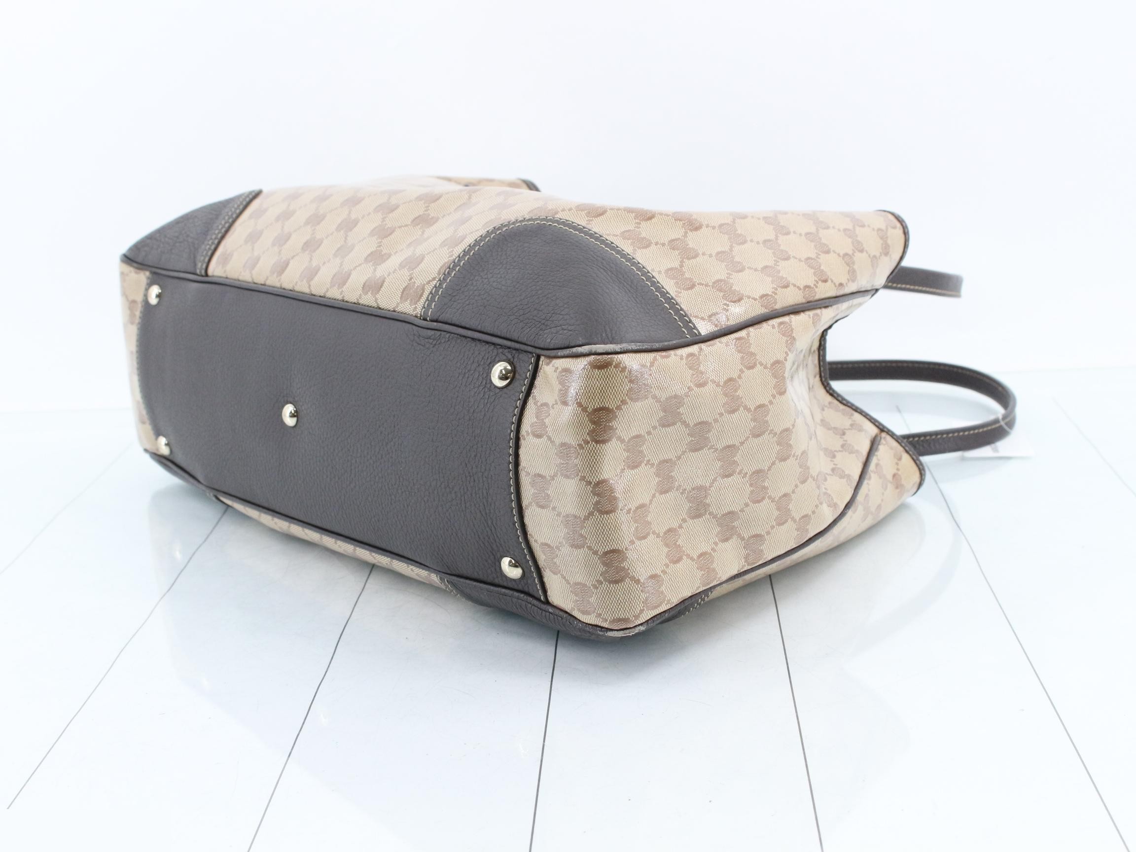 Sherry (Ribbon) GG Coated Canvas Tote Bag — view 6