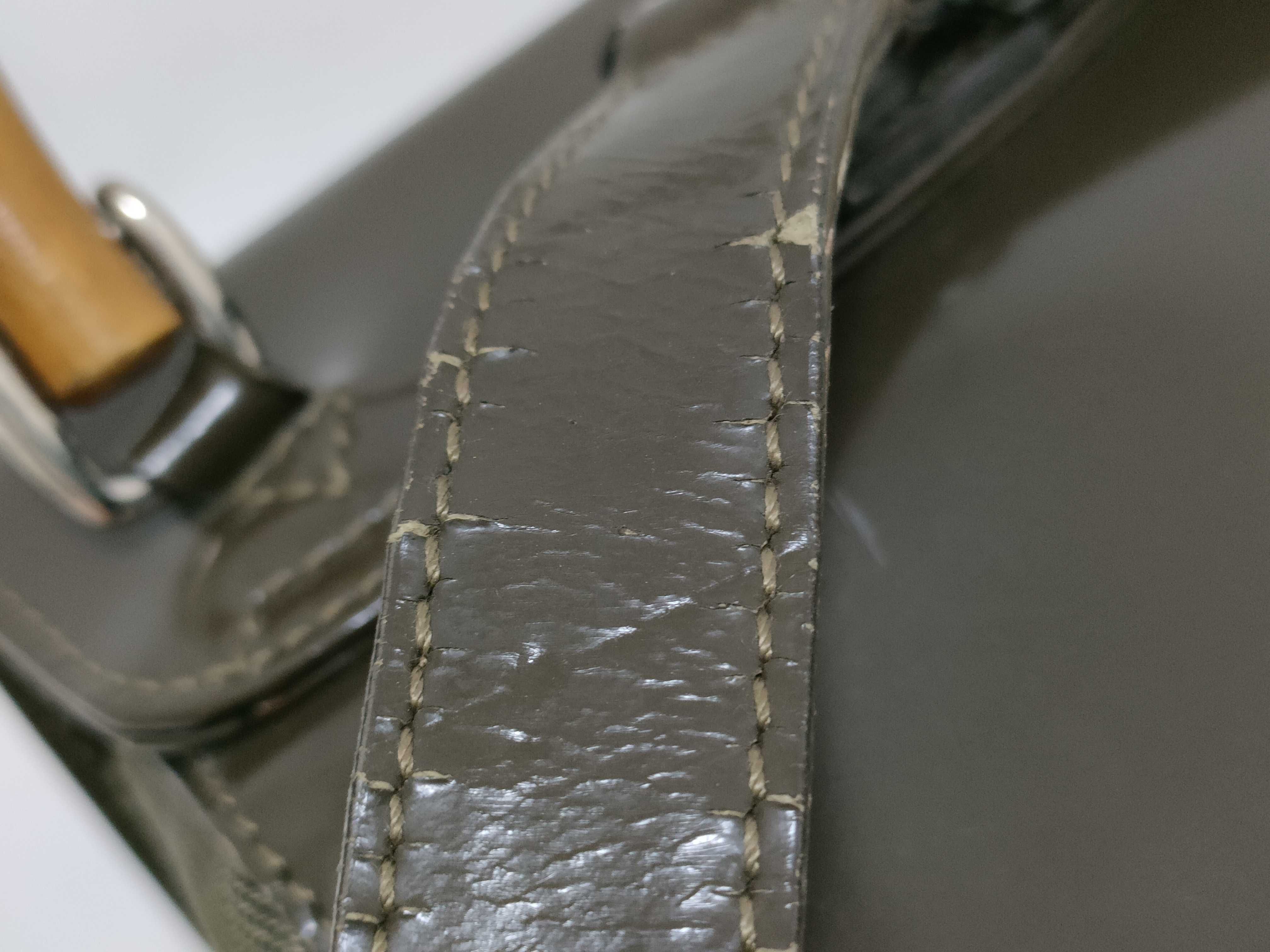 Bamboo Backpack (003 2058 0030 5) - Nylon and Leather, Brown. — view 14