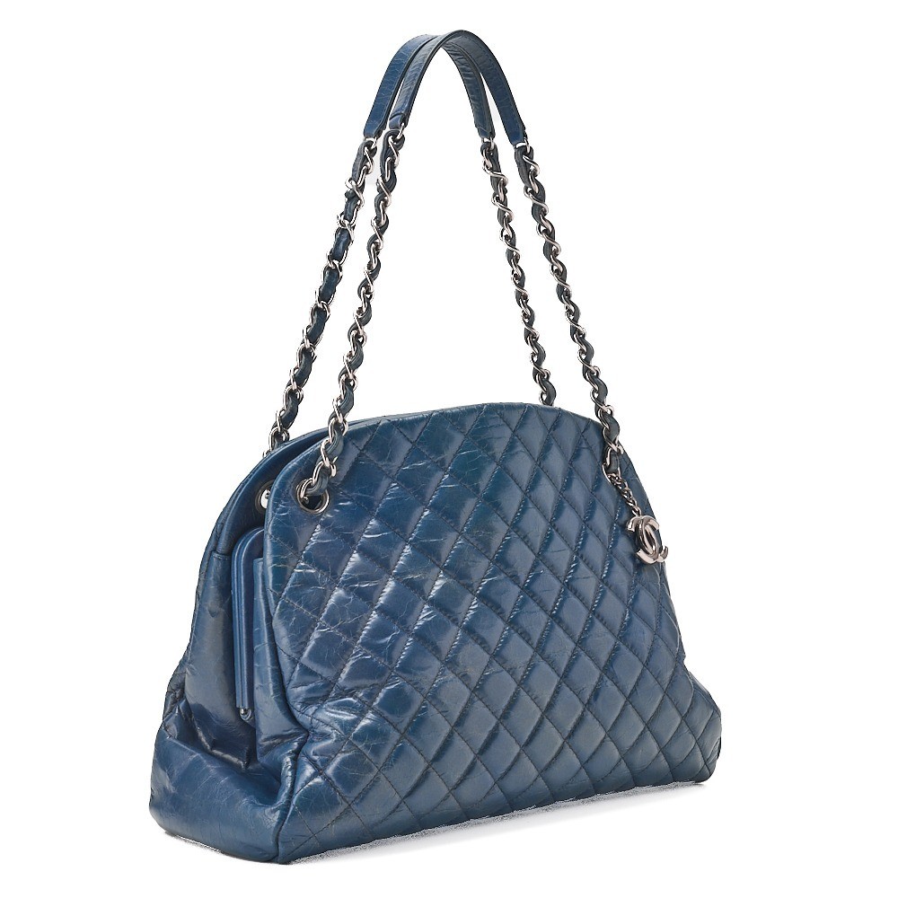 Vintage calfskin Mademoiselle chain tote bag with Coco charm — view 3