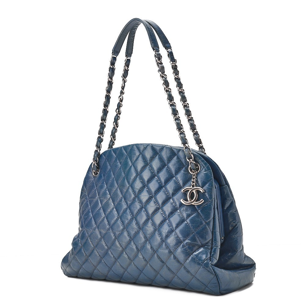 Vintage calfskin Mademoiselle chain tote bag with Coco charm — view 4