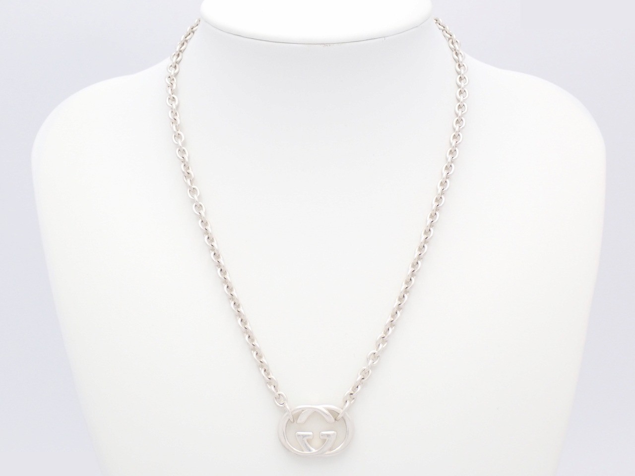 Interlocking G Necklace 925/27.7g — view 2