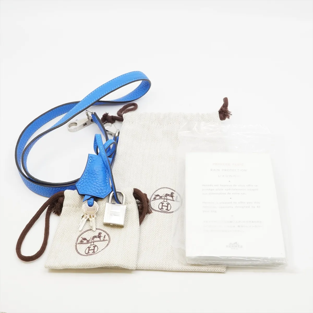 Bolide 31 Taurillon Clemence 2WAY Tote Bag Blue Electric Silver Hardware X:2016 — view 15