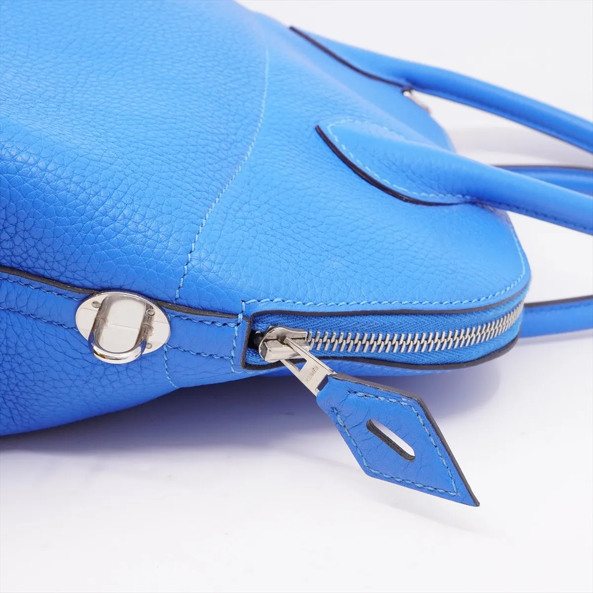 Bolide 31 Taurillon Clemence 2WAY Tote Bag Blue Electric Silver Hardware X:2016 — view 8