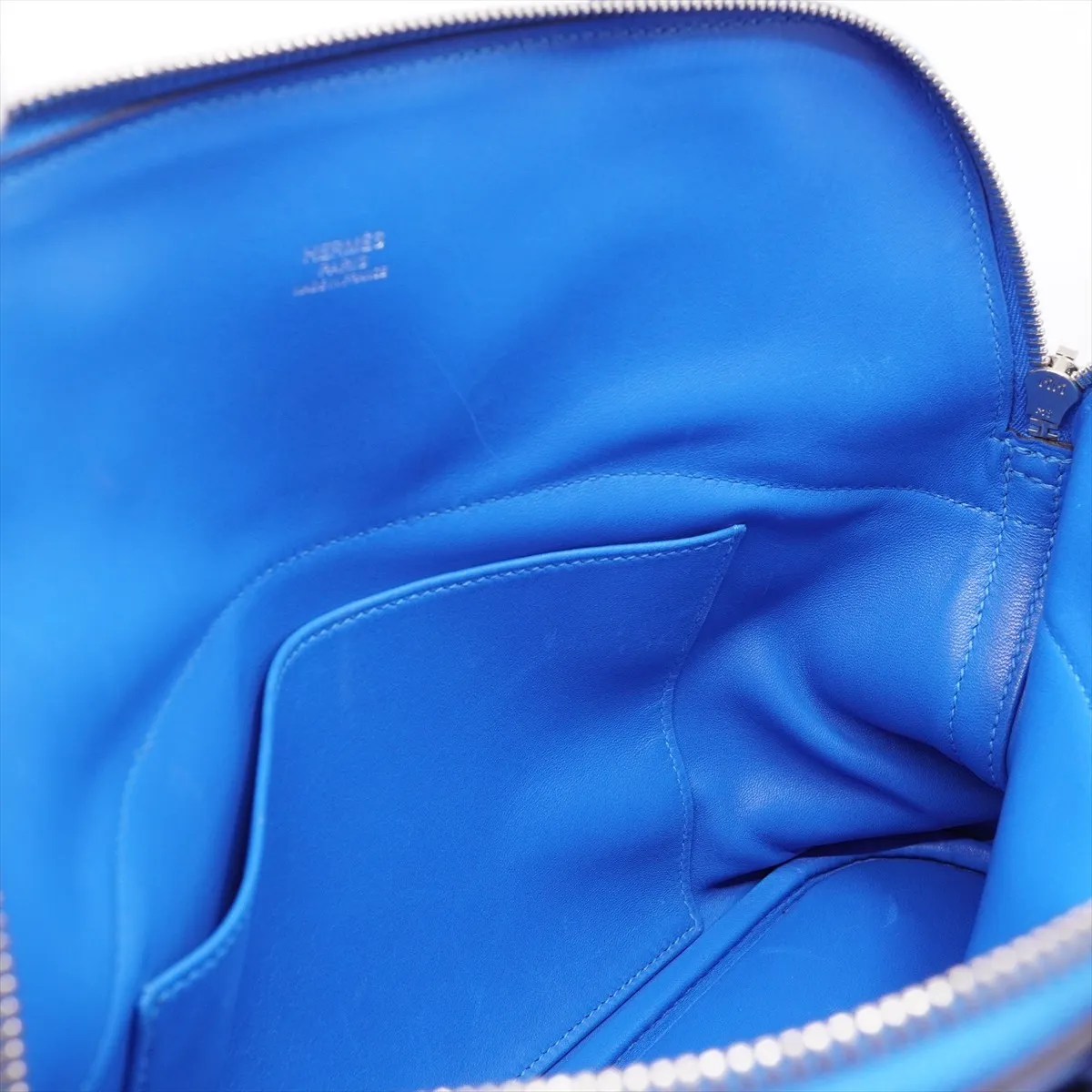 Bolide 31 Taurillon Clemence 2WAY Tote Bag Blue Electric Silver Hardware X:2016 — view 9