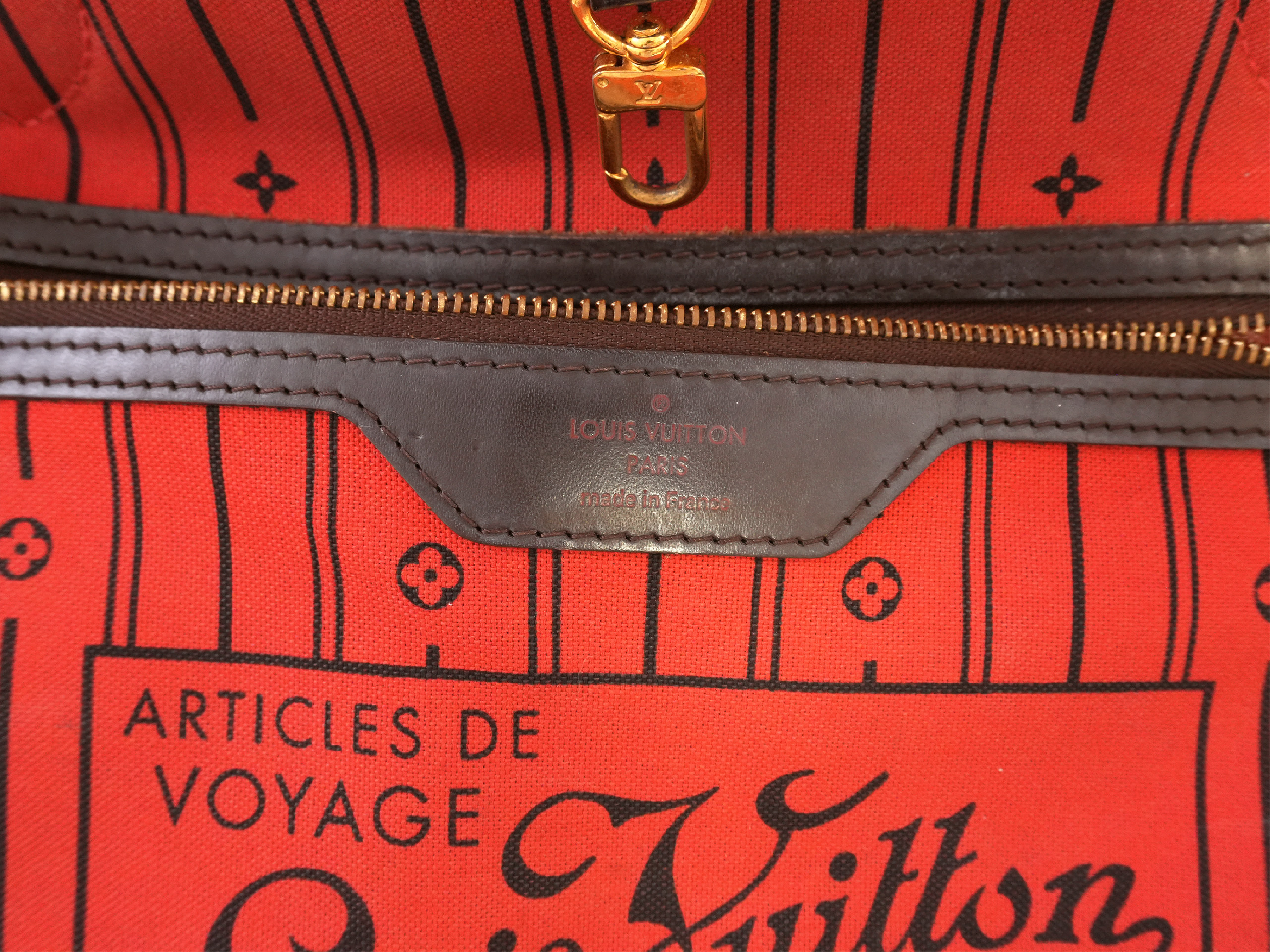 Damier Neverfull MM N51105 Tote Bag — view 5