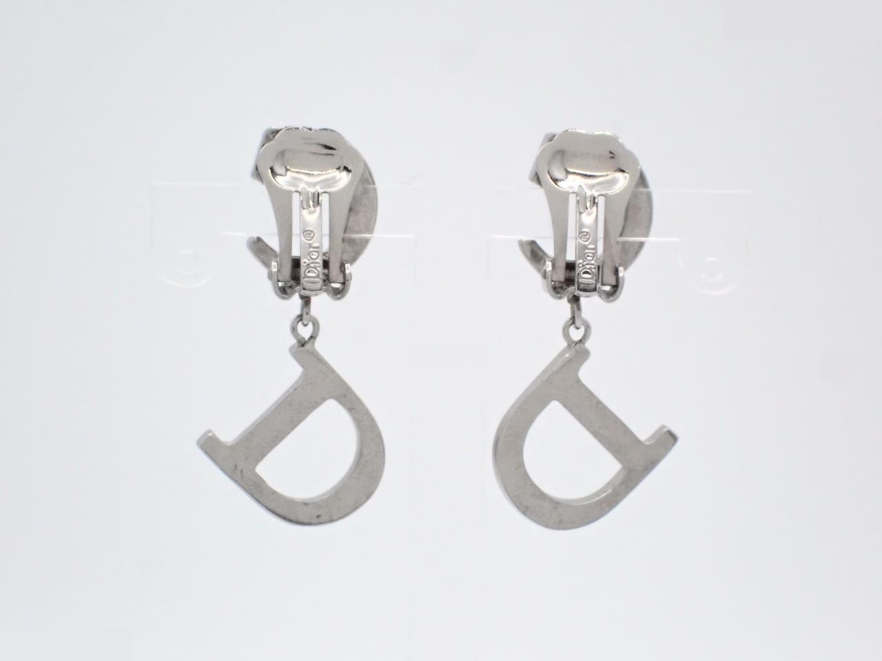 ER CD logo silver metal rhinestone — view 2