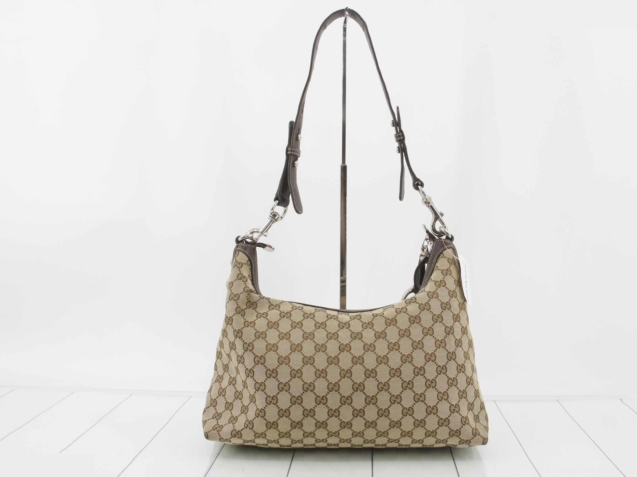 GG Canvas Horsebit Shoulder Bag — view 2