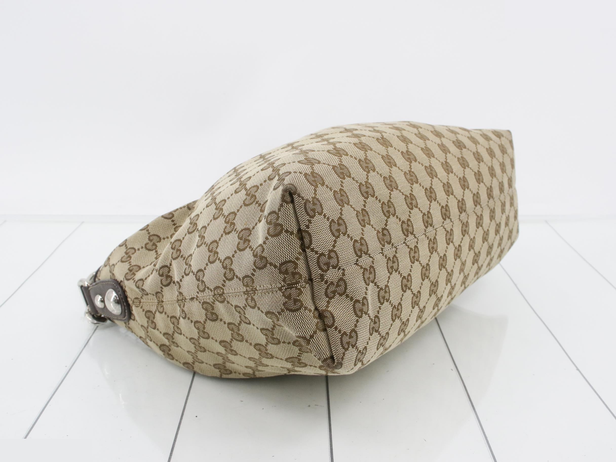 GG Canvas Horsebit Shoulder Bag — view 5