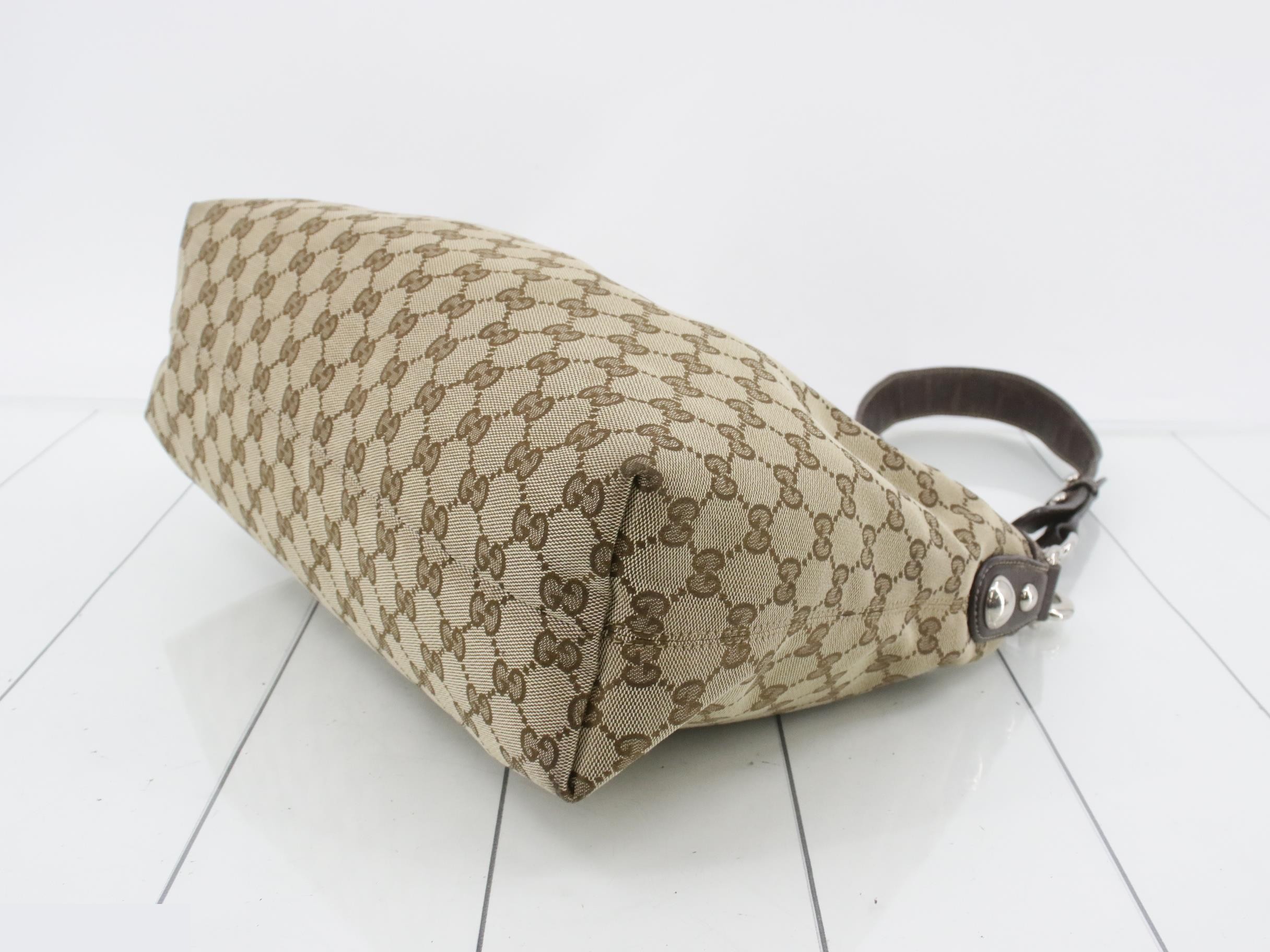 GG Canvas Horsebit Shoulder Bag — view 6