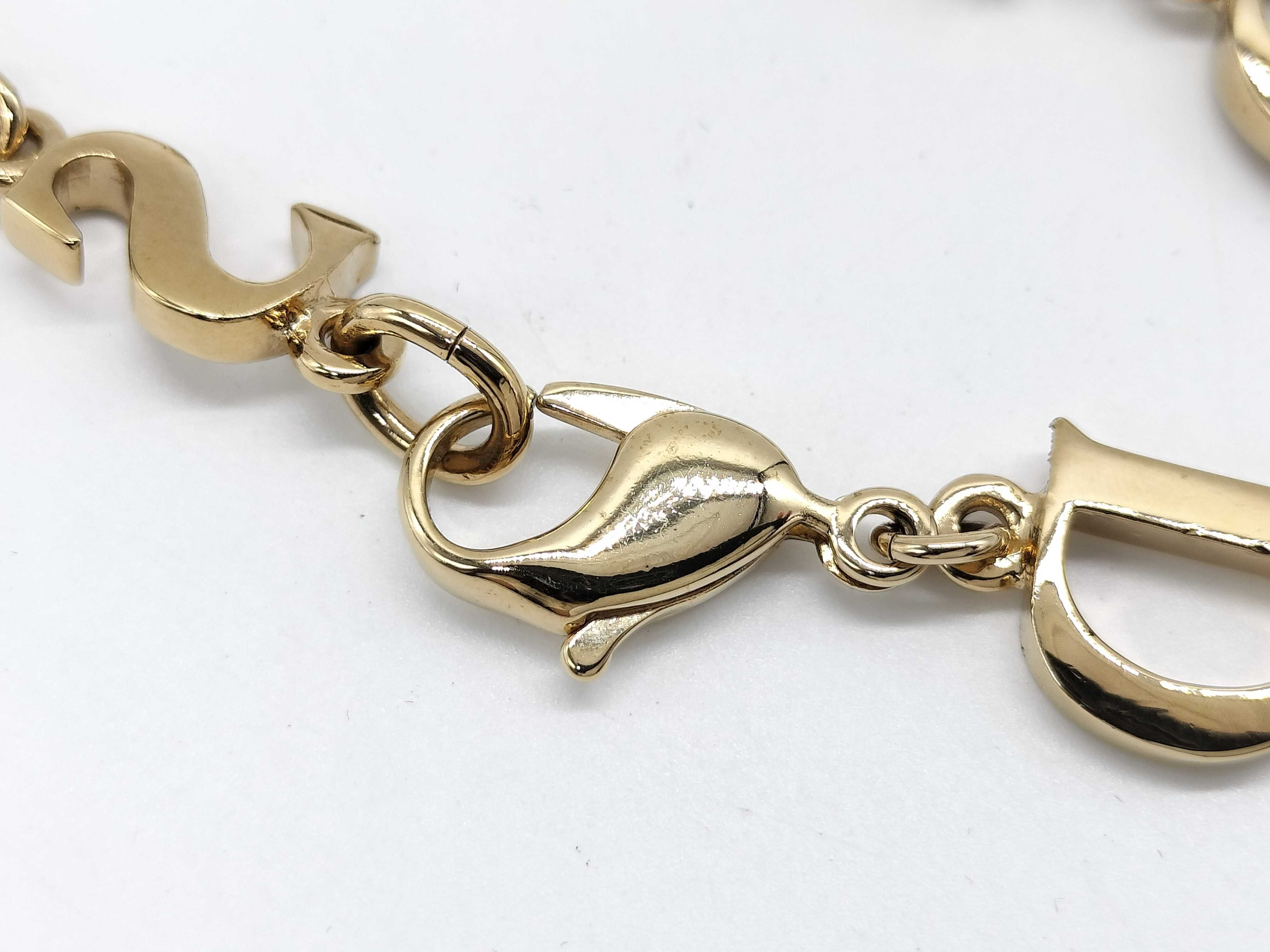 Paris Logo Bracelet, Gold Bracelet/Bangle — view 3