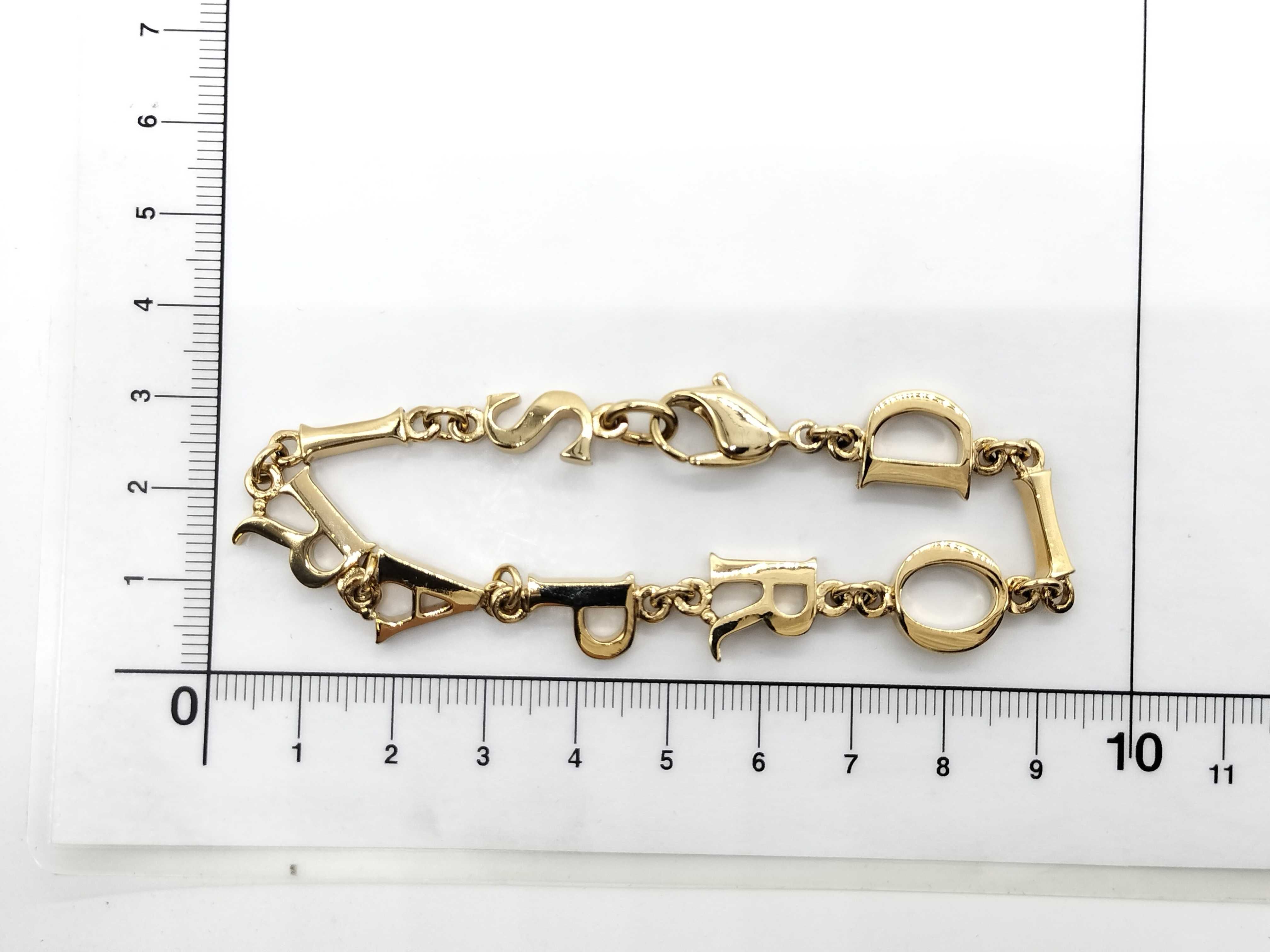 Paris Logo Bracelet, Gold Bracelet/Bangle — view 4