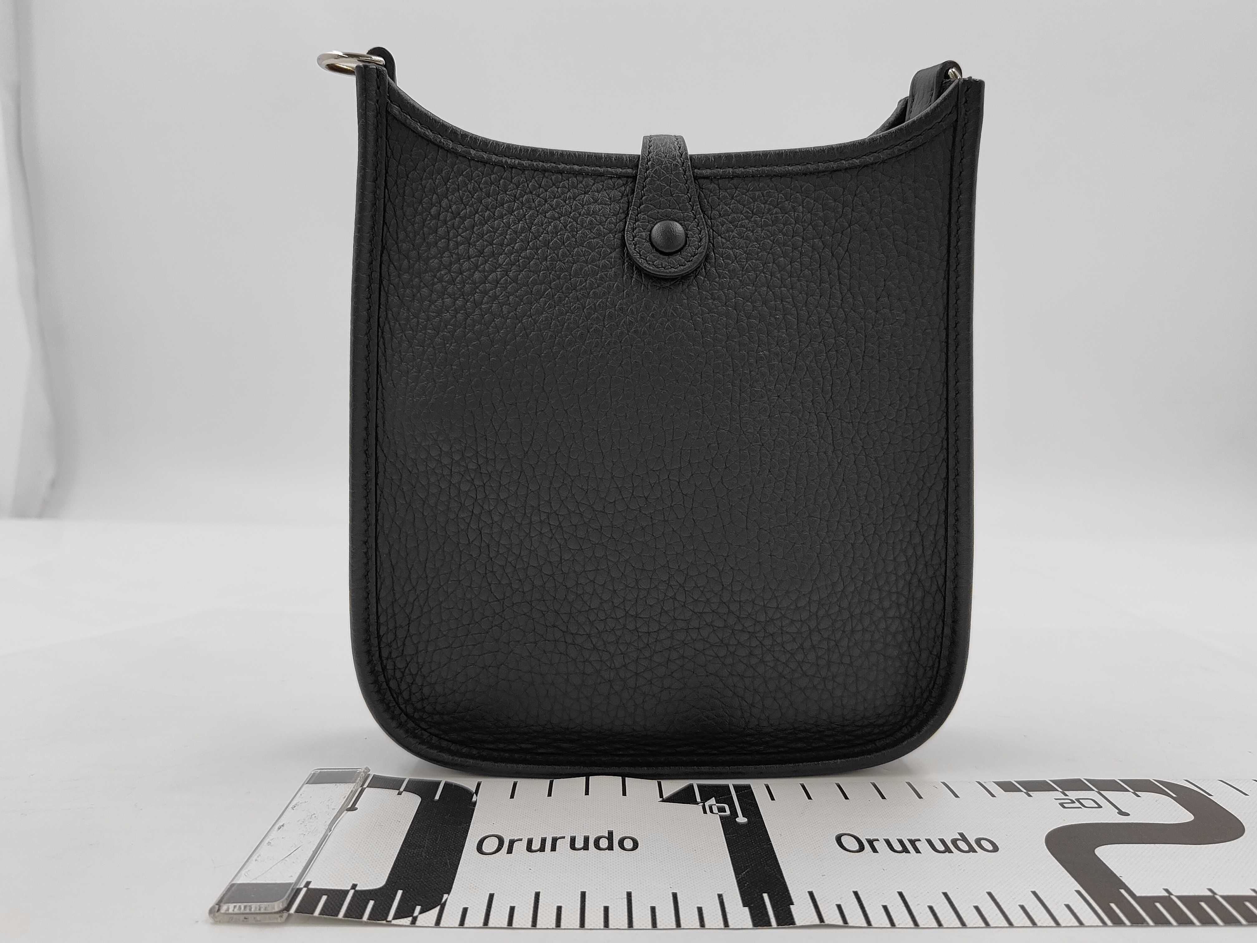 Mini Evelyne Amazone 16 TPM Black Silver Hardware K Stamp Shoulder Bag — view 2
