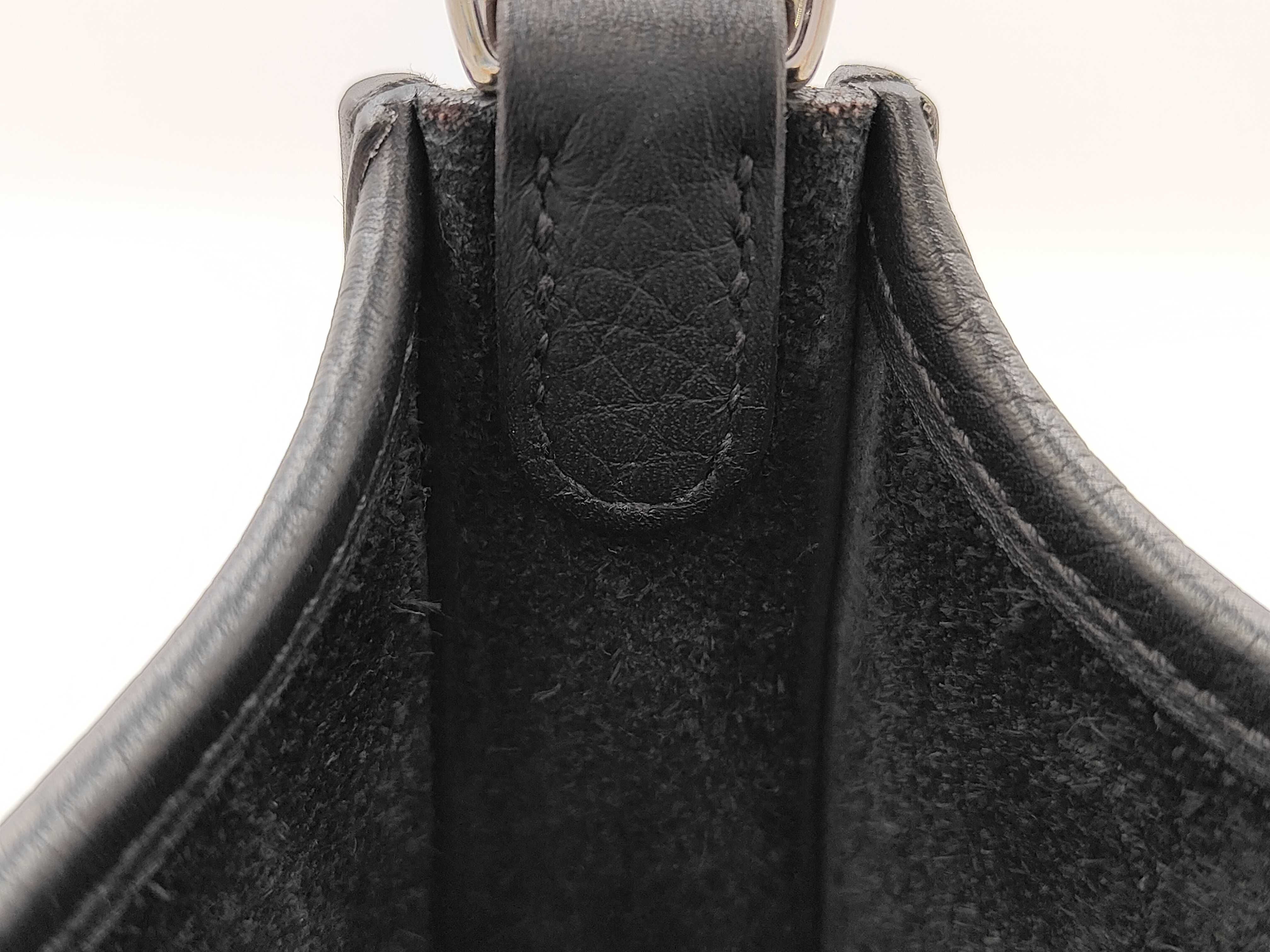 Mini Evelyne Amazone 16 TPM Black Silver Hardware K Stamp Shoulder Bag — view 8