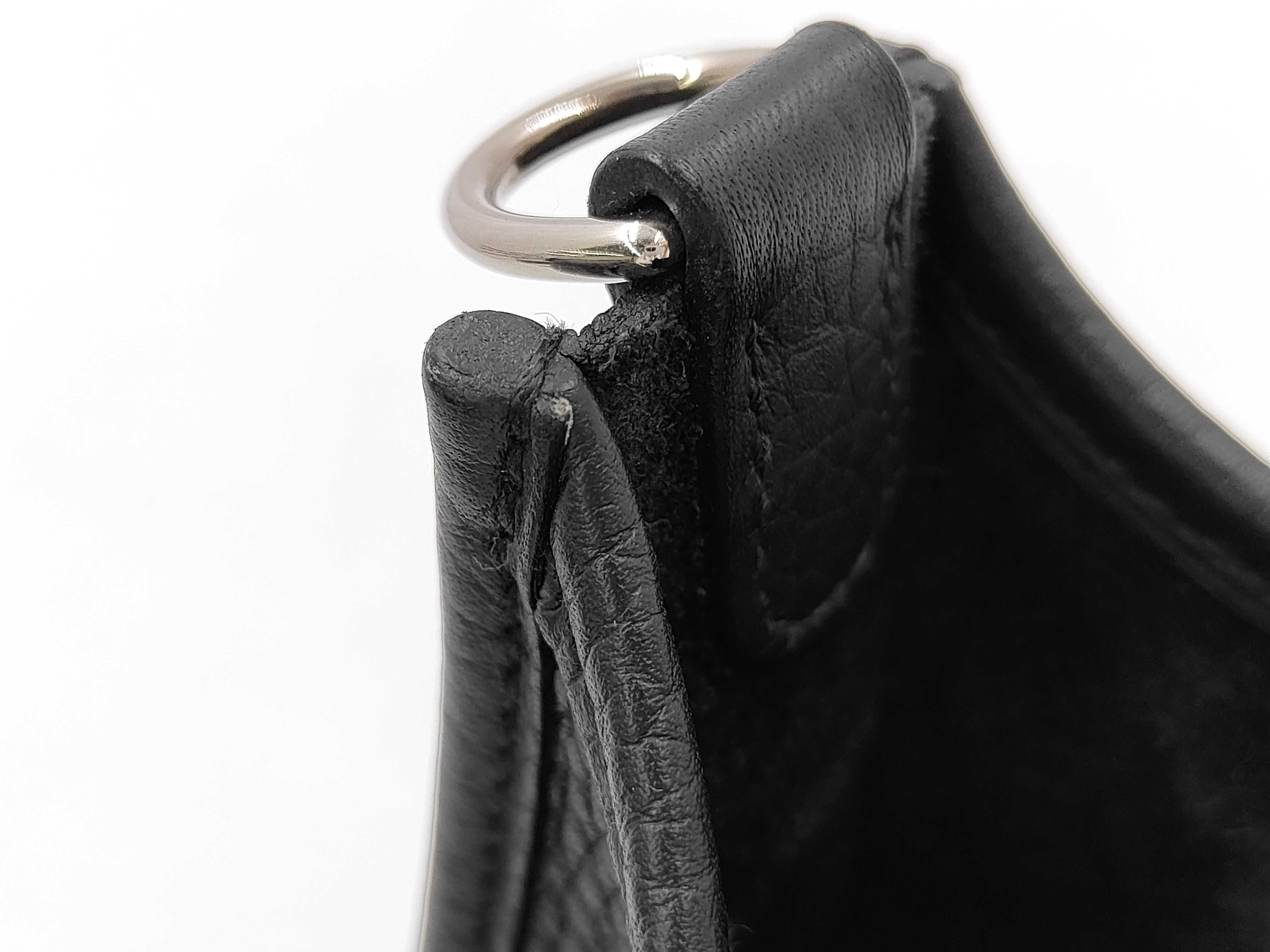 Mini Evelyne Amazone 16 TPM Black Silver Hardware K Stamp Shoulder Bag — view 10