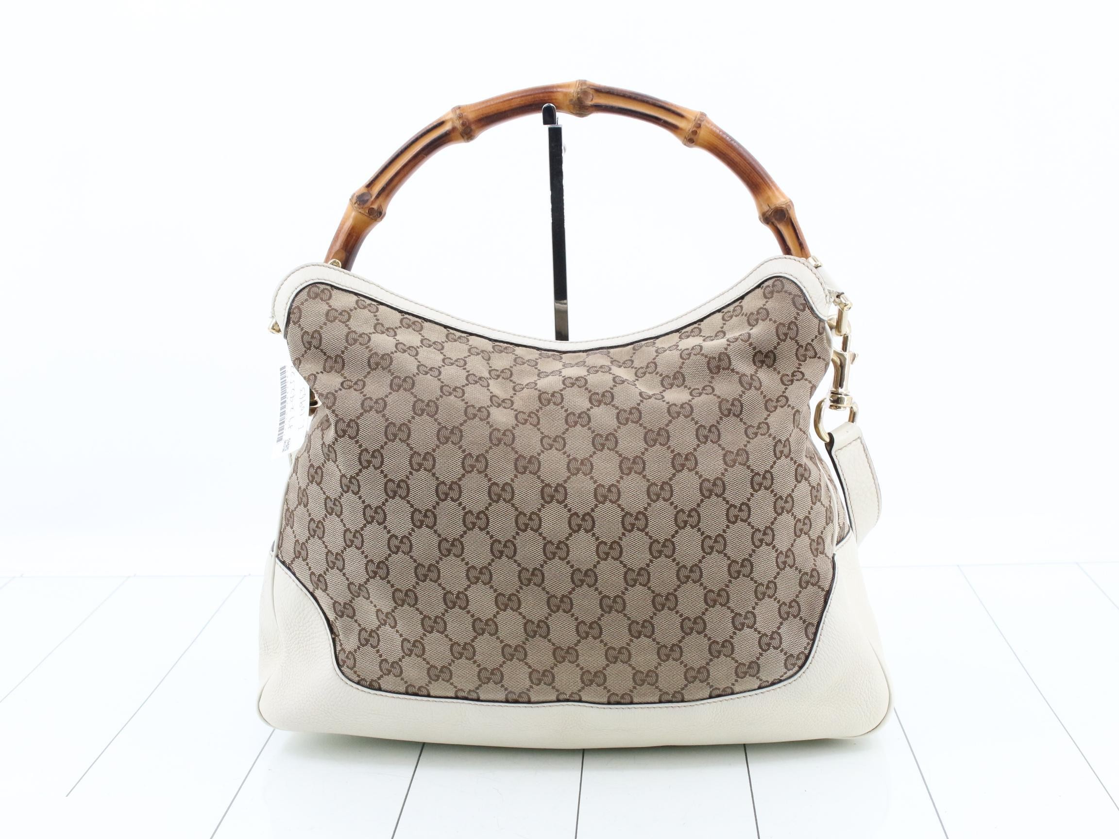 Bamboo GG Canvas 2-Way Shoulder Bag 282315 — view 2
