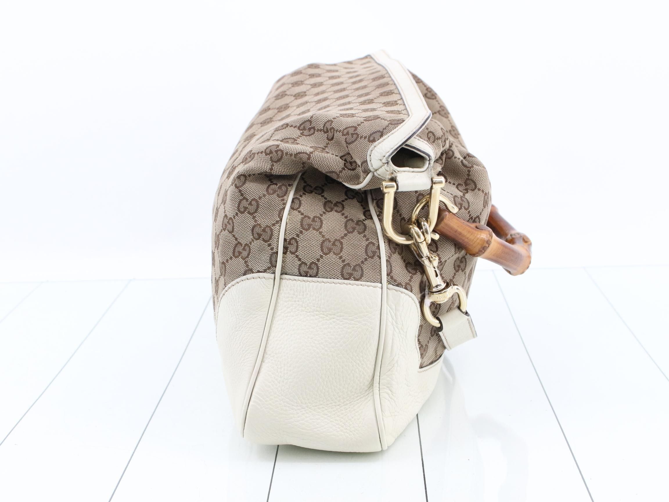 Bamboo GG Canvas 2-Way Shoulder Bag 282315 — view 4