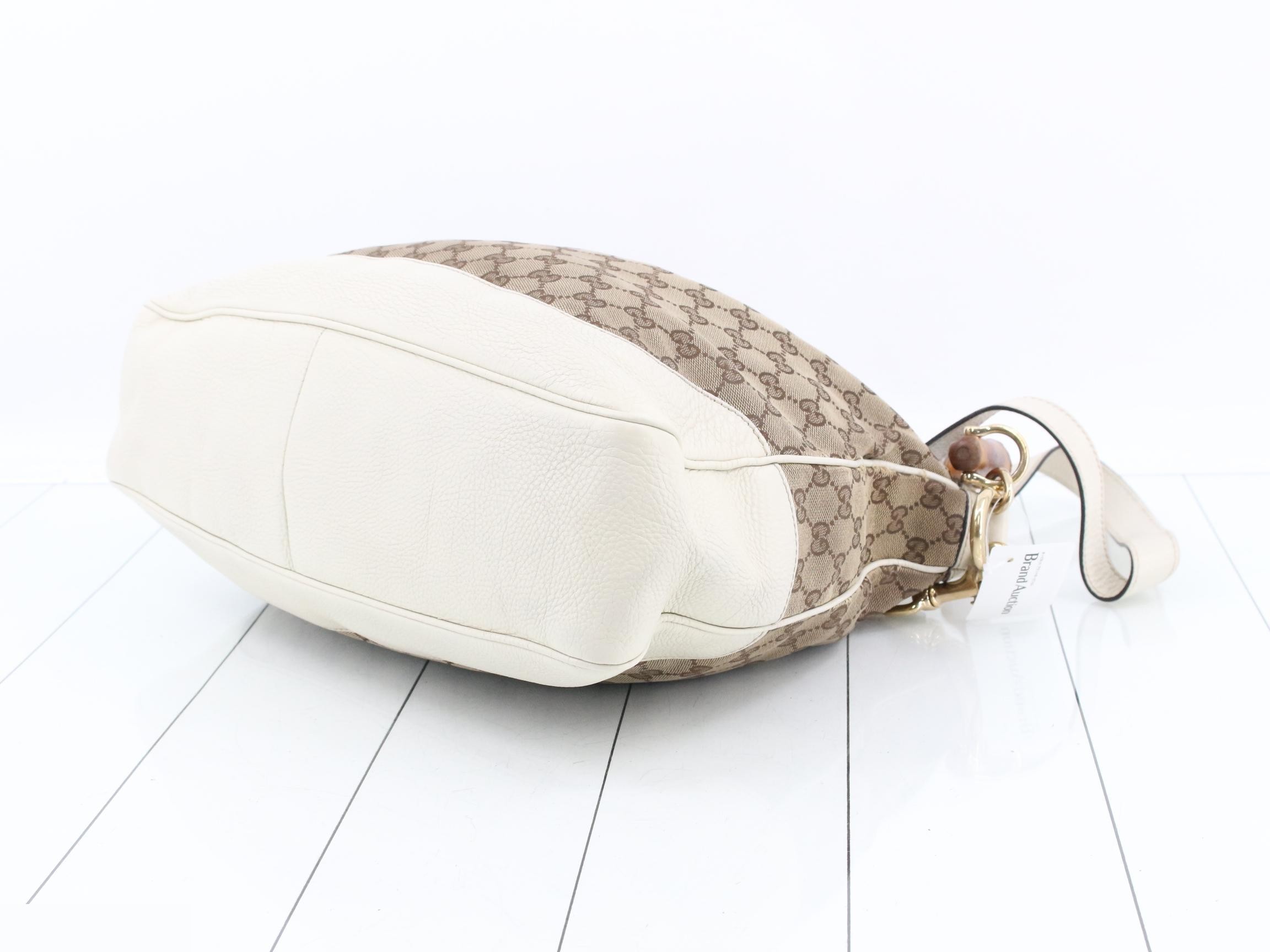 Bamboo GG Canvas 2-Way Shoulder Bag 282315 — view 6