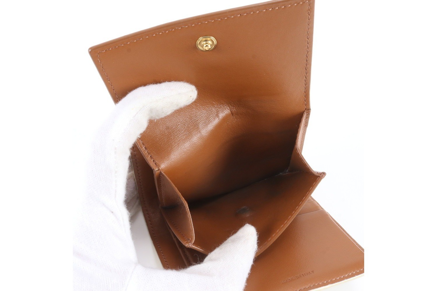 Triomphe Canvas Strap Wallet Leather Bi-fold Wallet — view 8