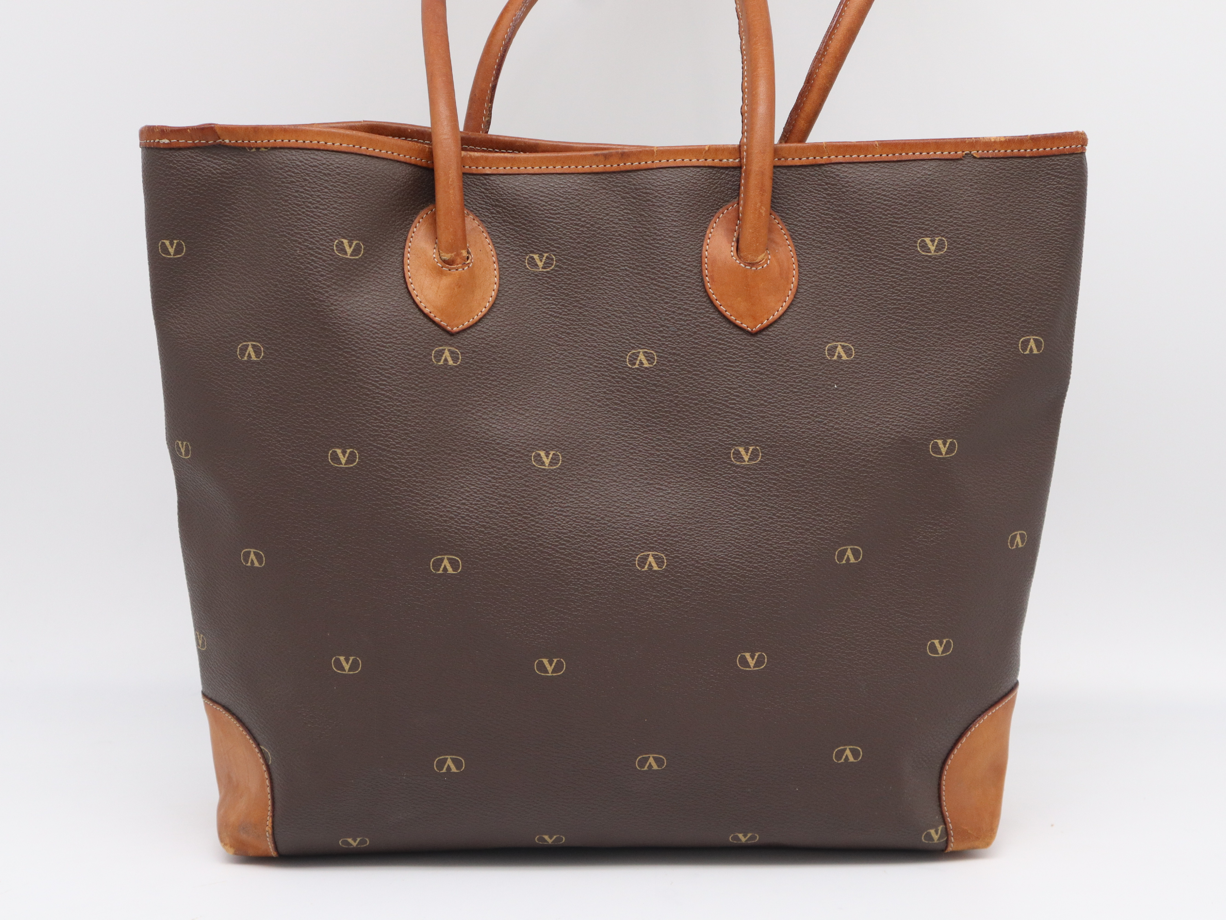 Leather Brown Tote Bag — view 2