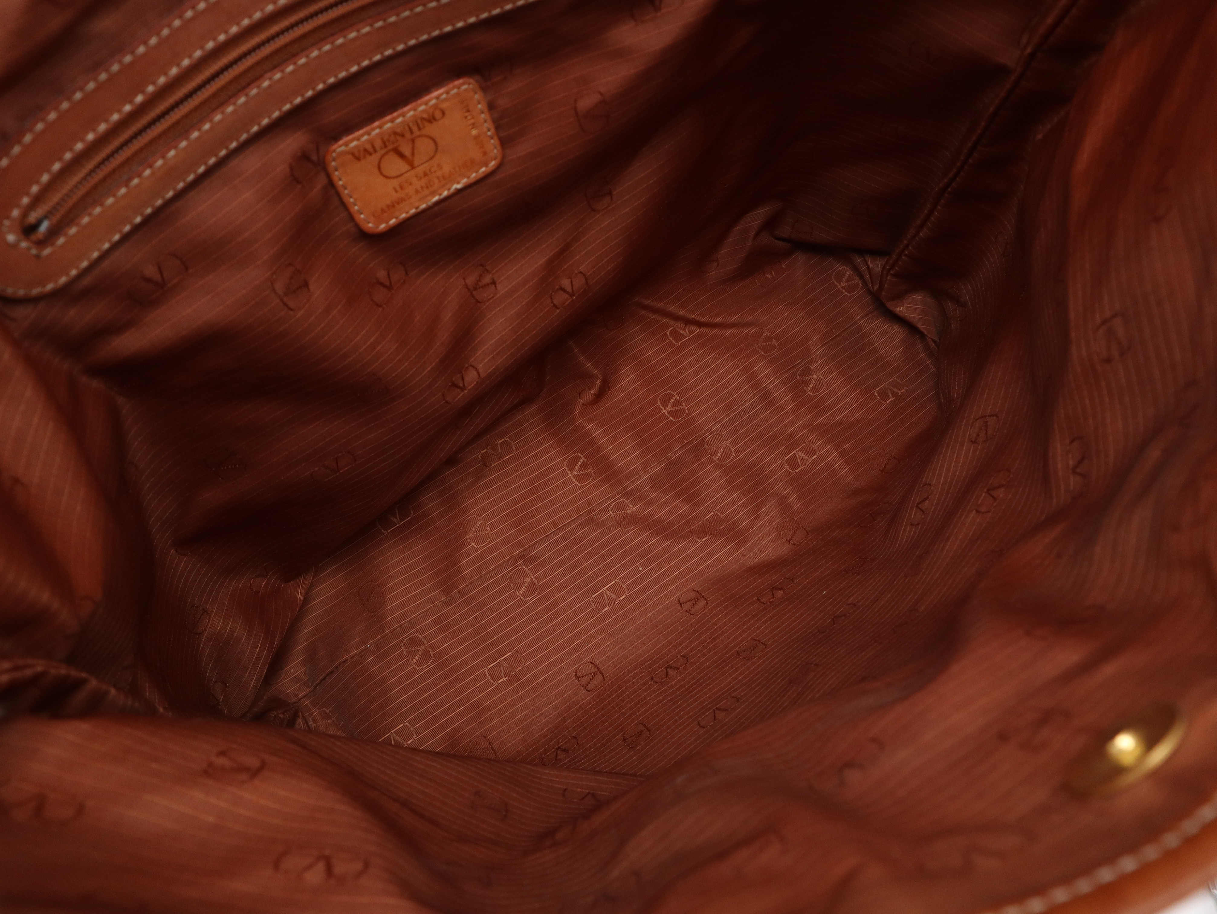 Leather Brown Tote Bag — view 12