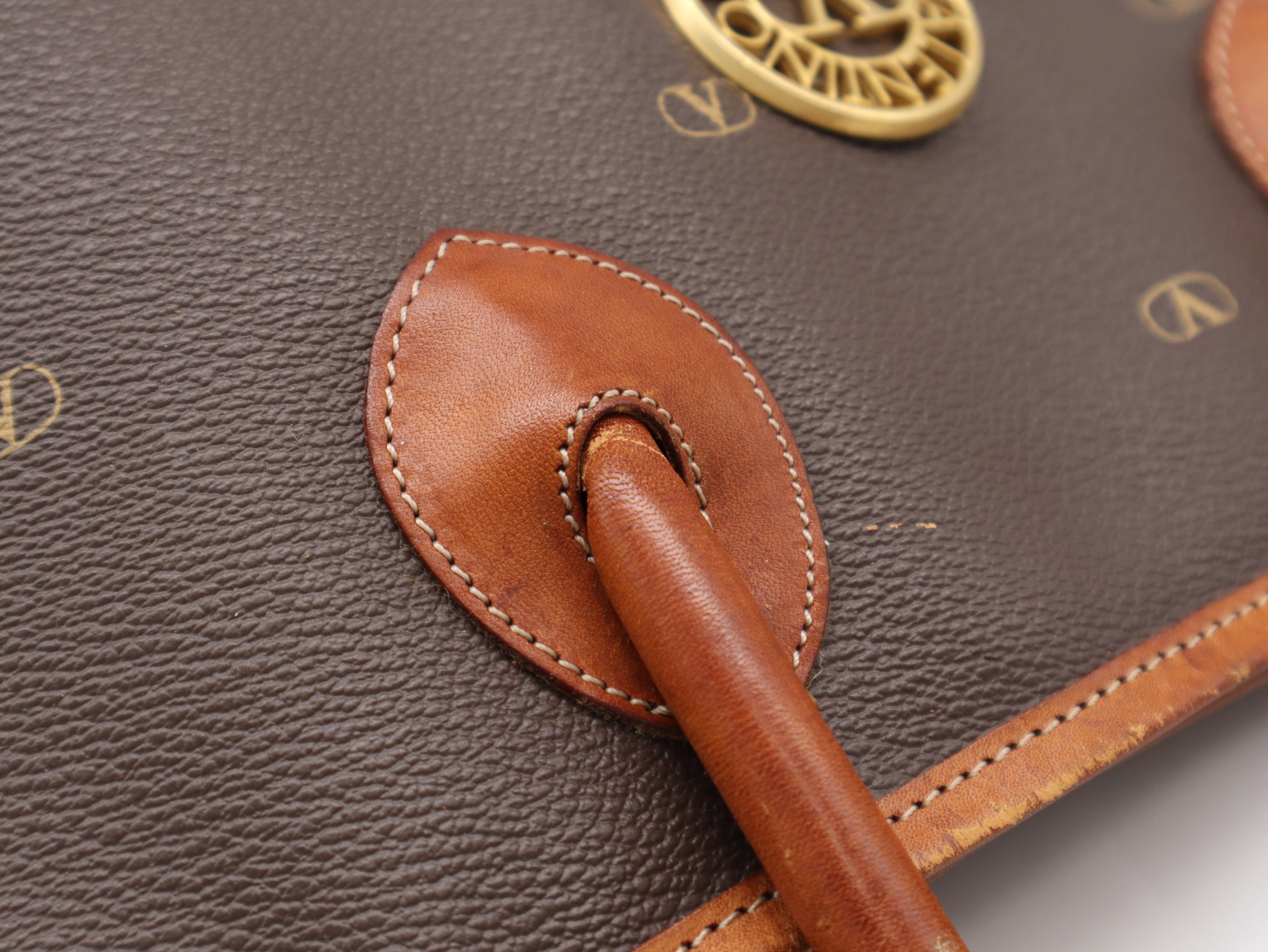 Leather Brown Tote Bag — view 7