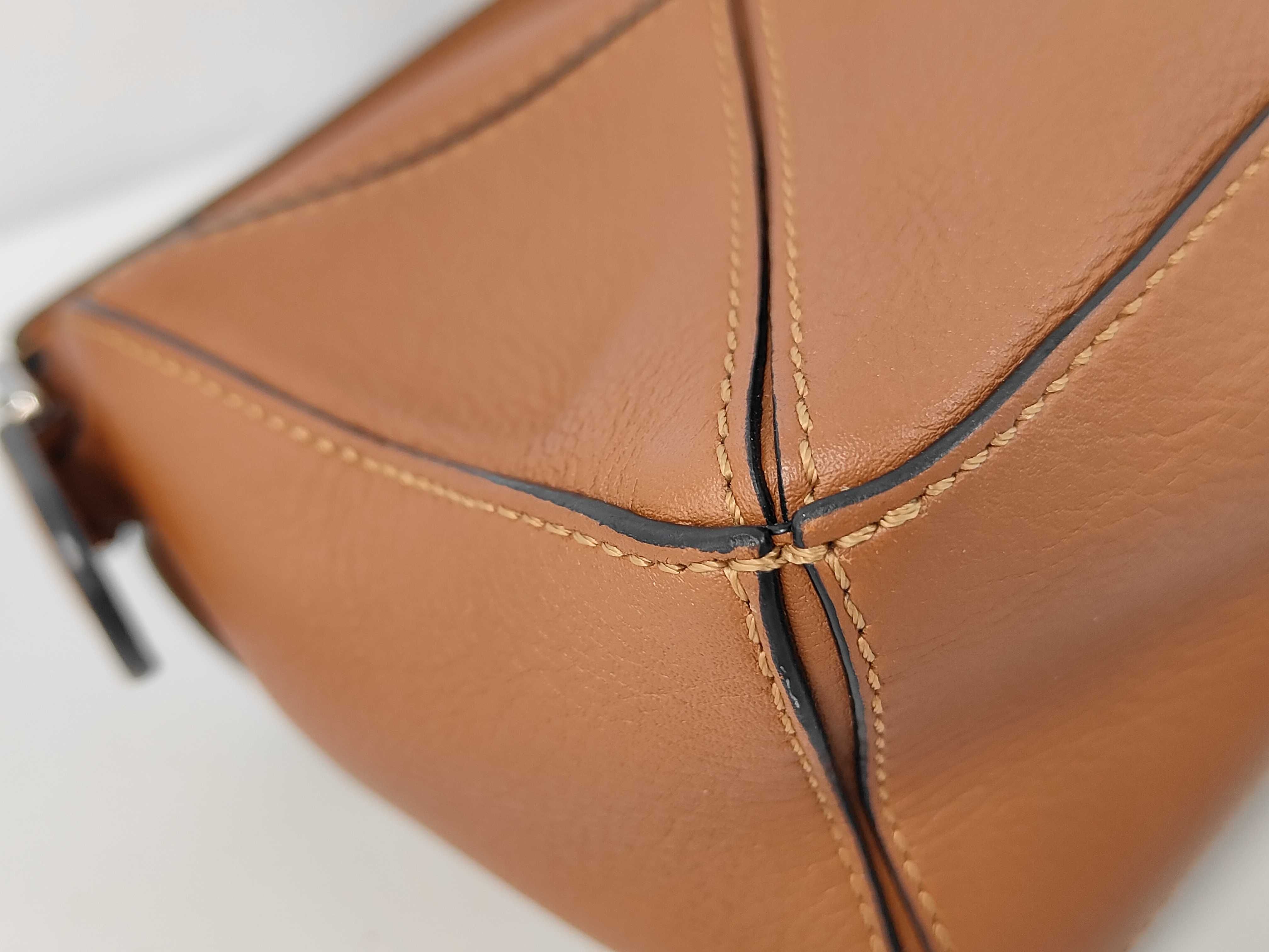 Puzzle Mini Handbag with Detachable Shoulder Strap and Zipper Closure. — view 4
