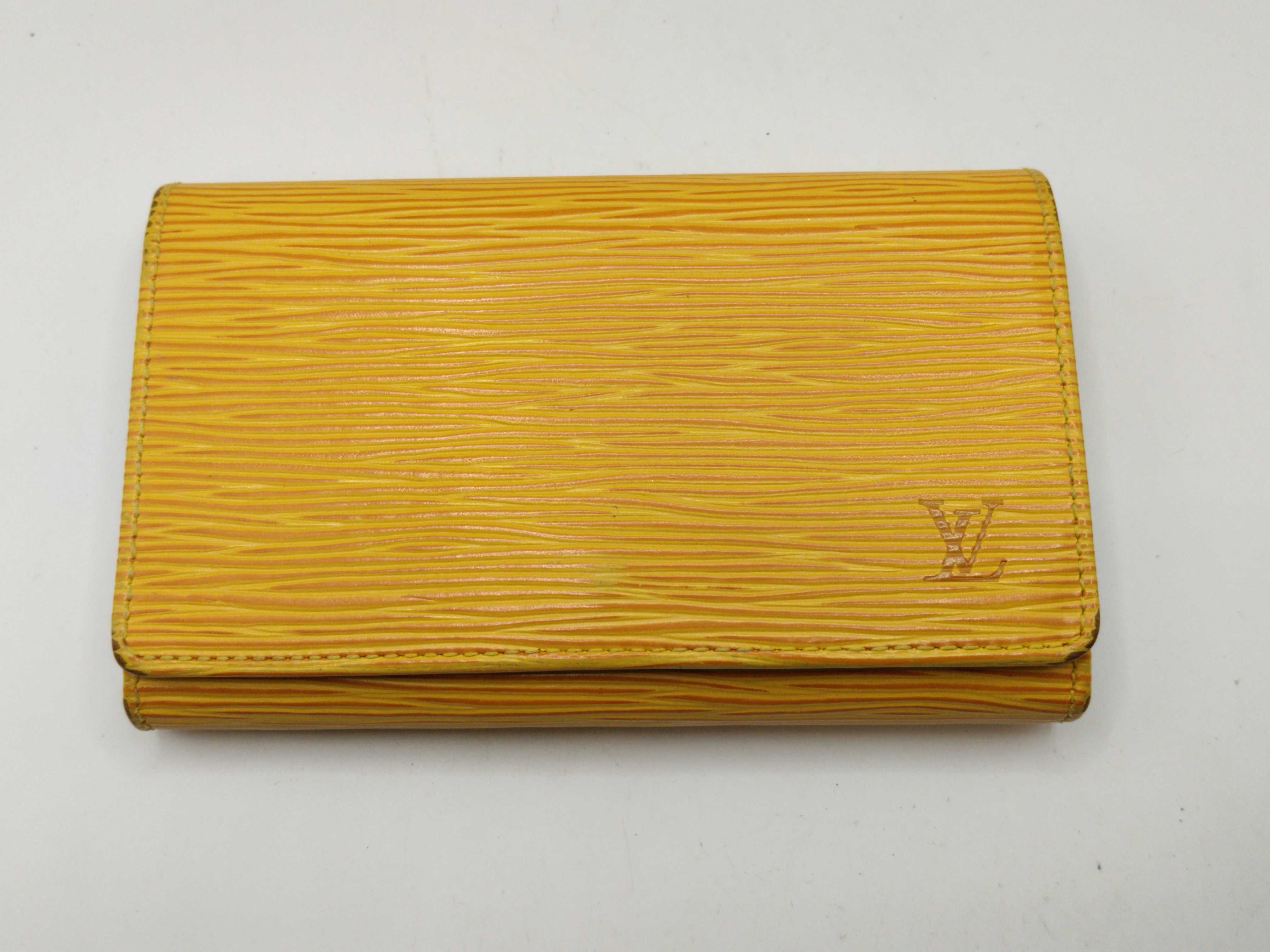 Epi Bi-fold Wallet, Yellow